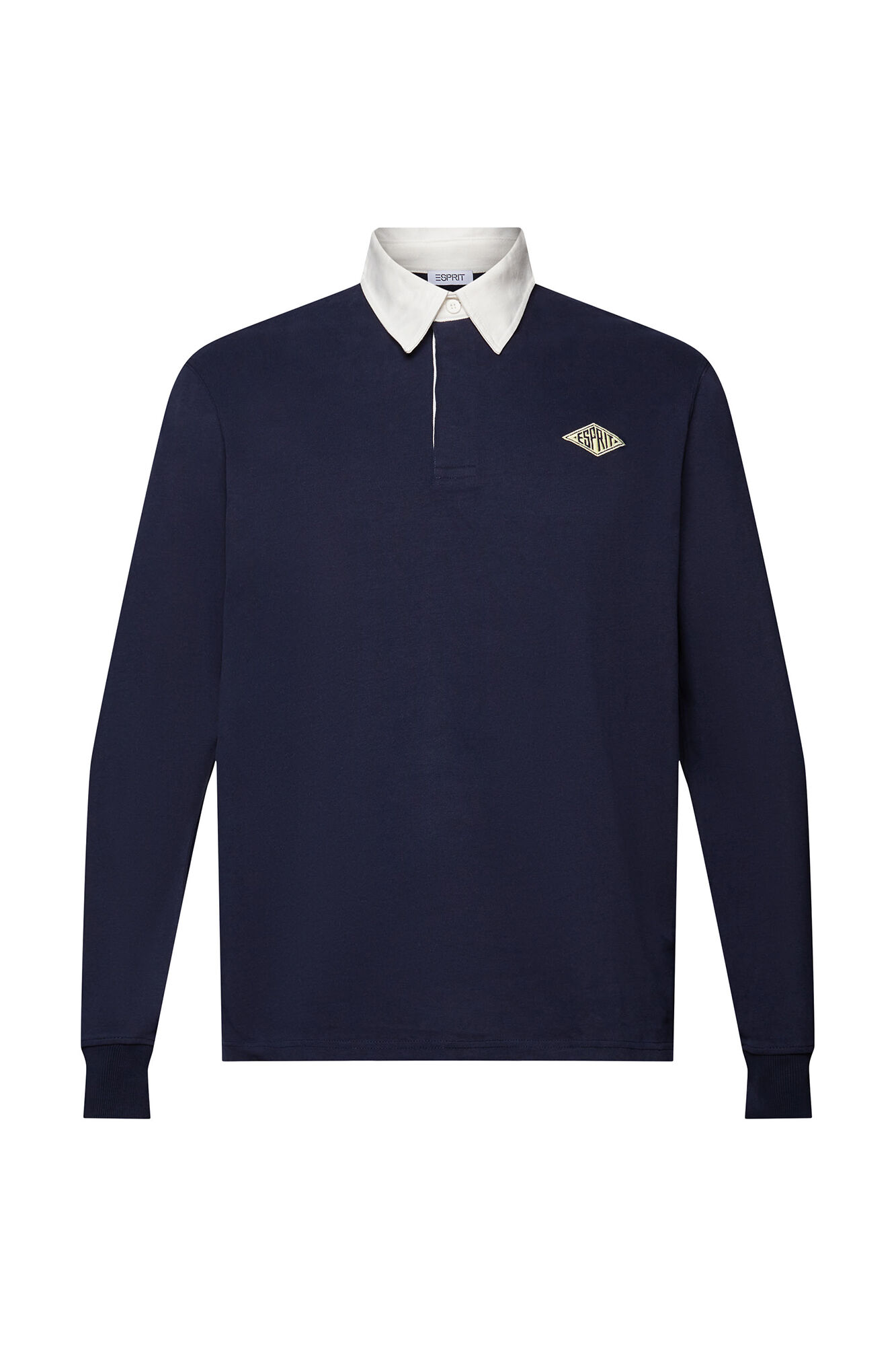 Esprit Polo manga larga algod&oacute;n Azul marino