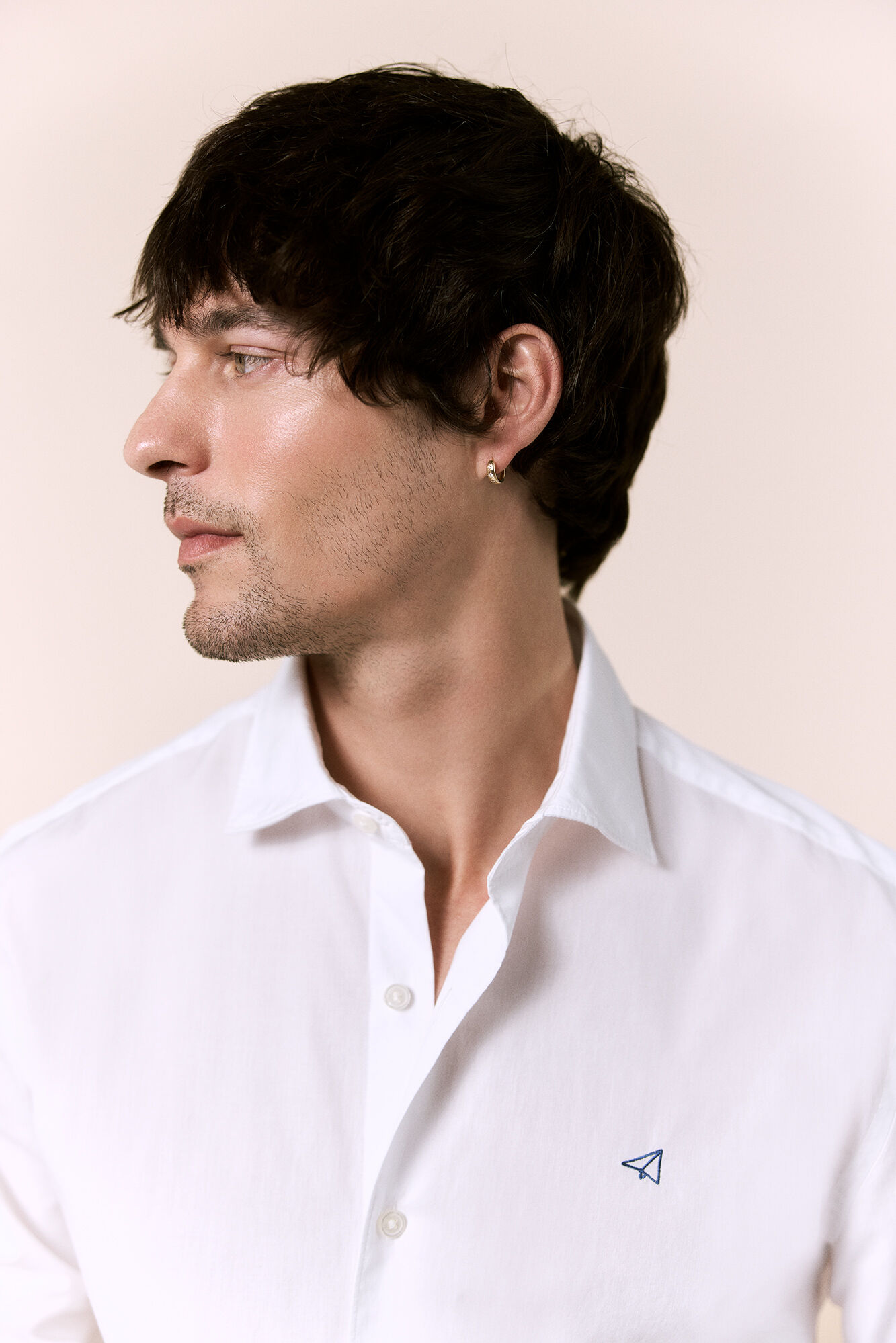 OOTO Camisa cuadros popel&iacute;n manga larga