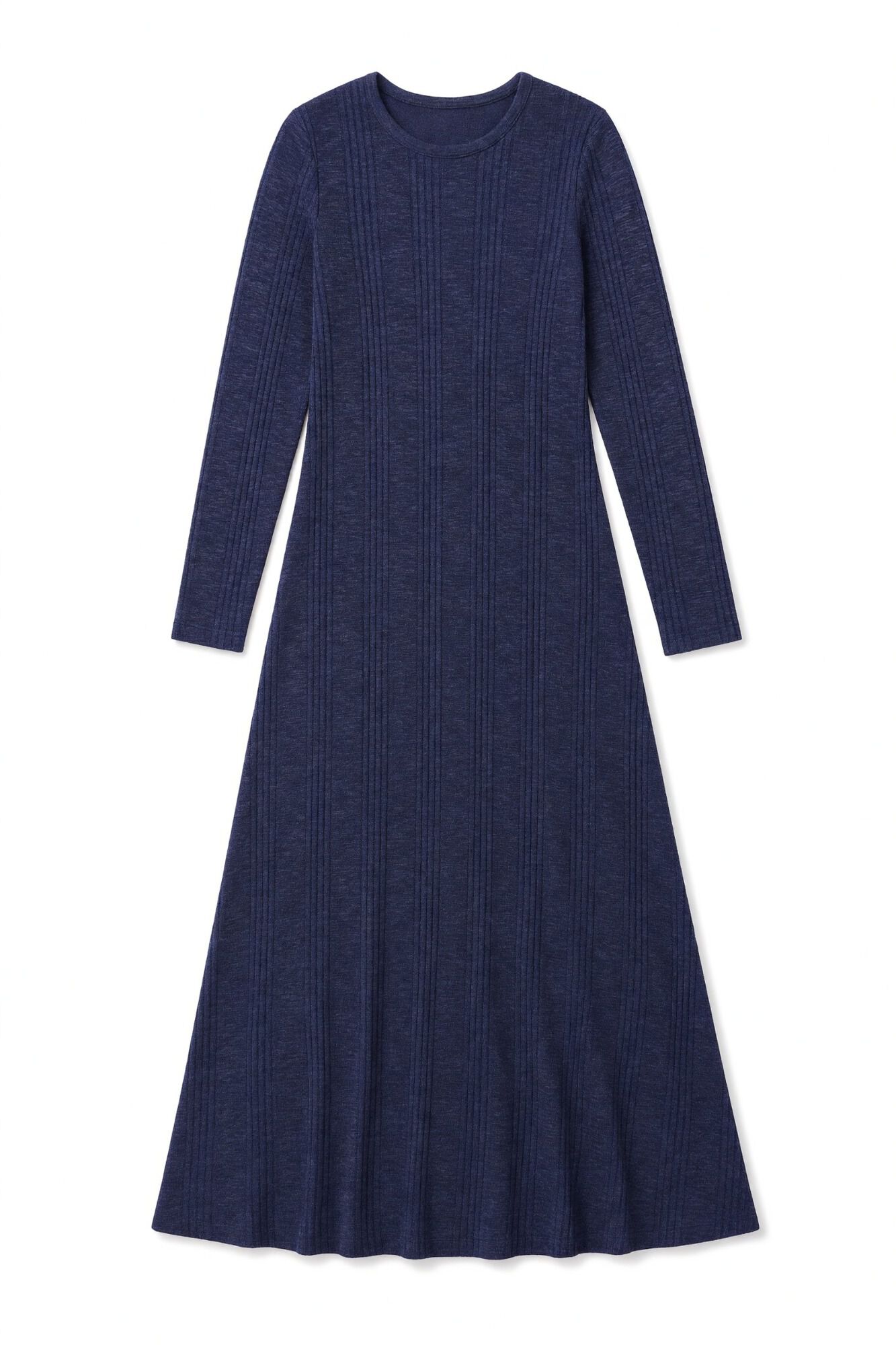 Slowlove Melange long dress Navy