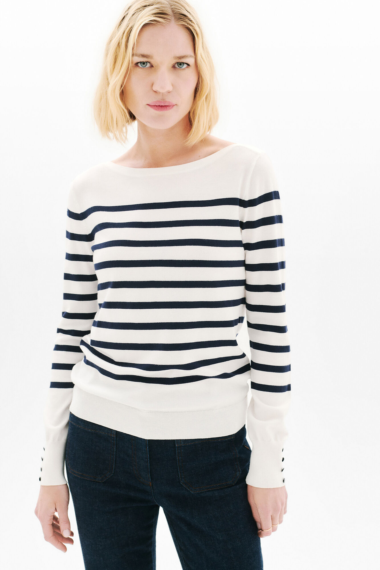 Caroll Mjulie jumper Ivory