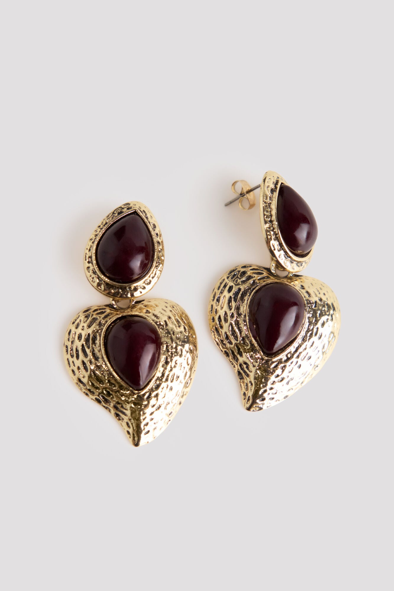 Cortefiel Heart earrings Gold