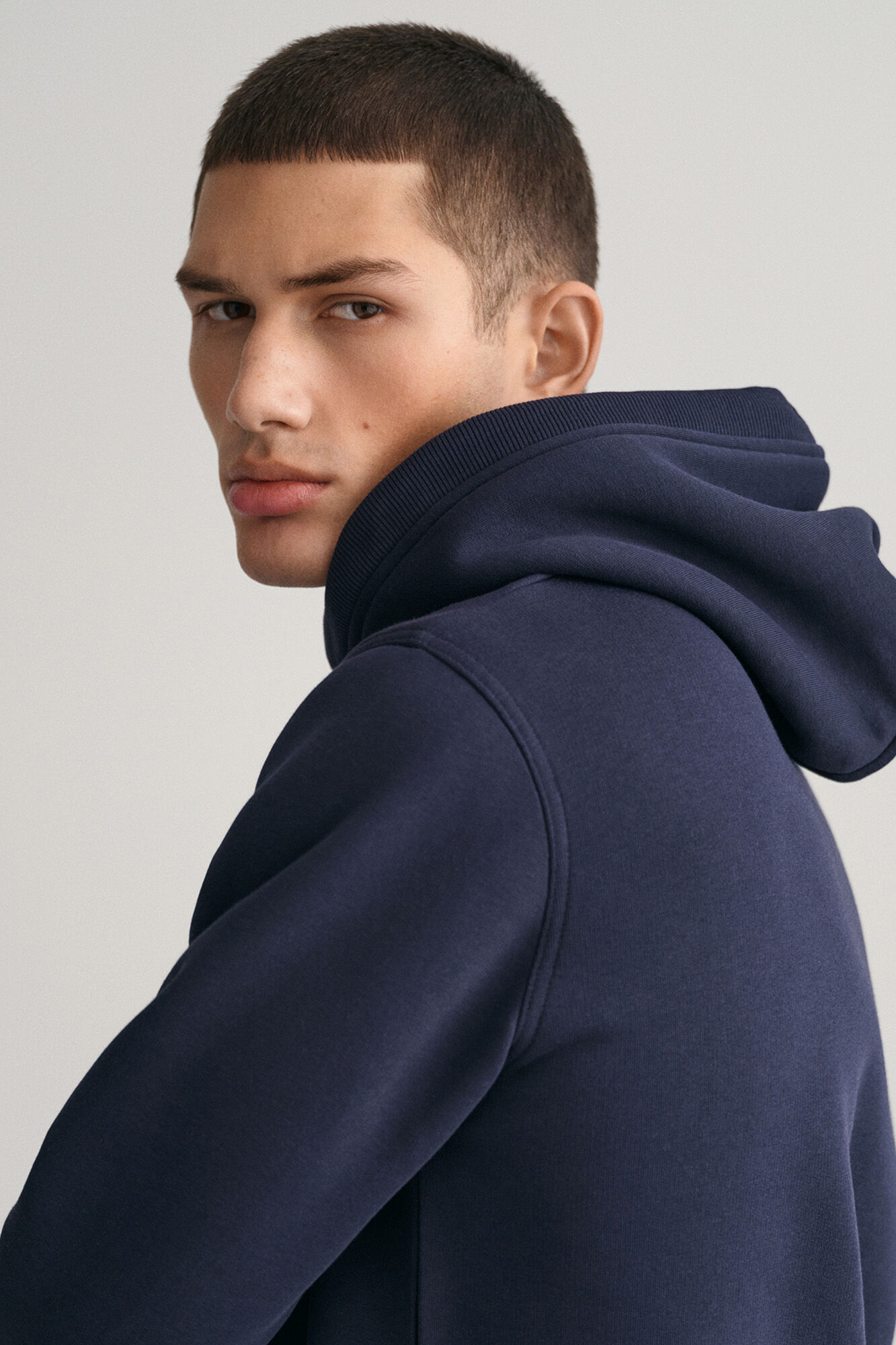 Gant Archive Shield Hoodie Blue