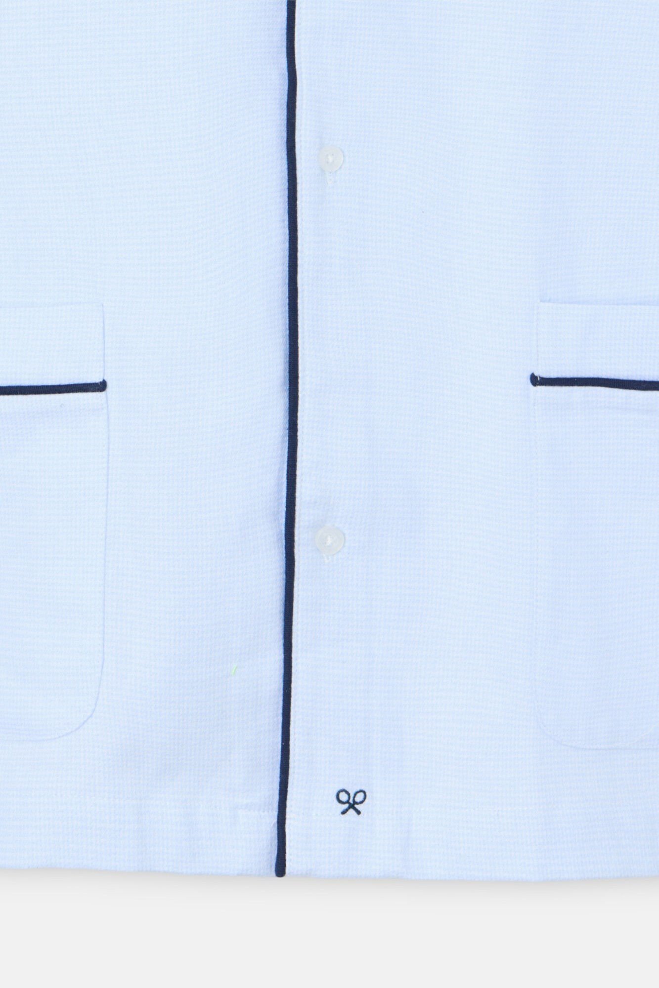 Silbon Pijama homem camiseiro Azul