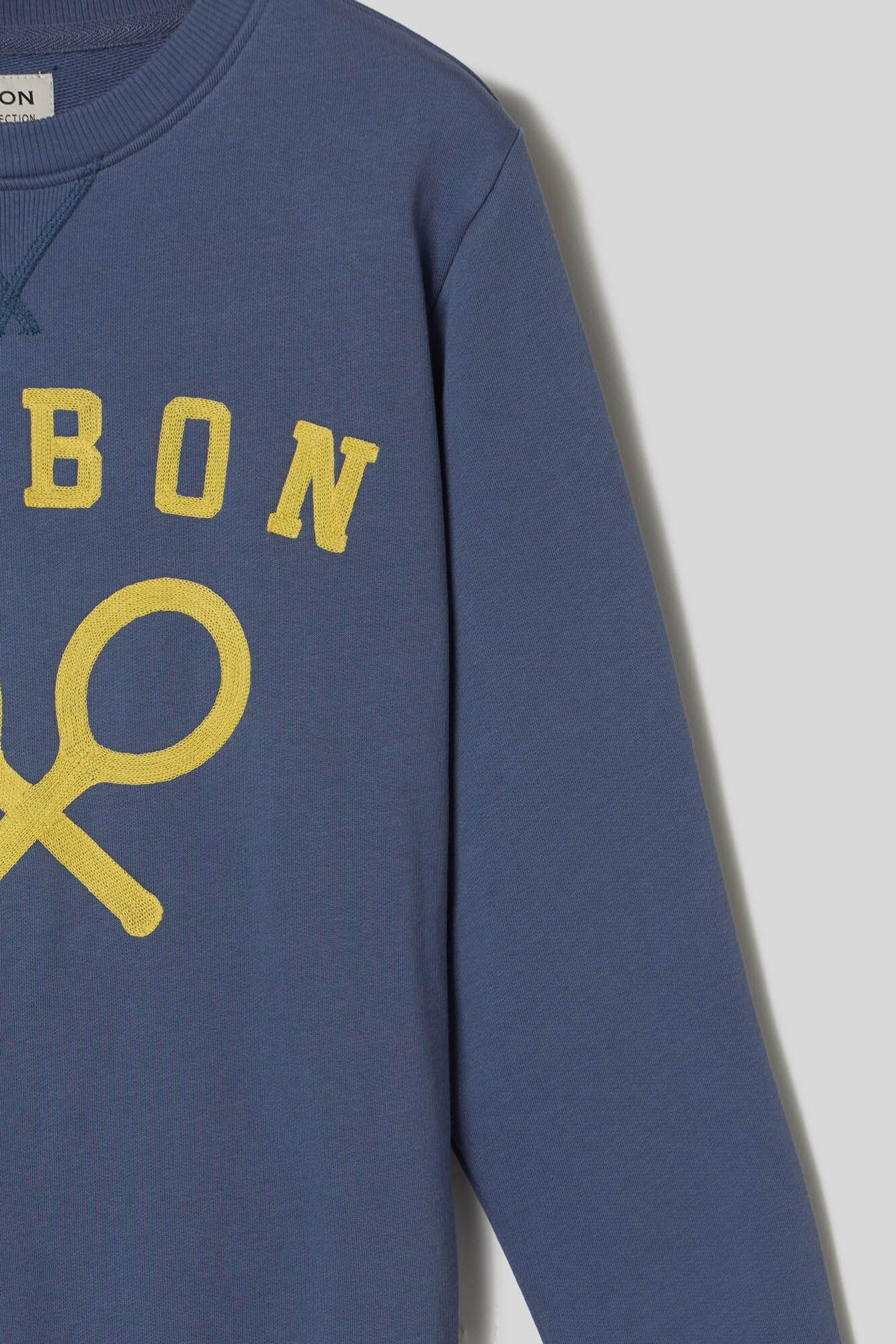 Silbon Silbon classic blue logo sweatshirt Blue