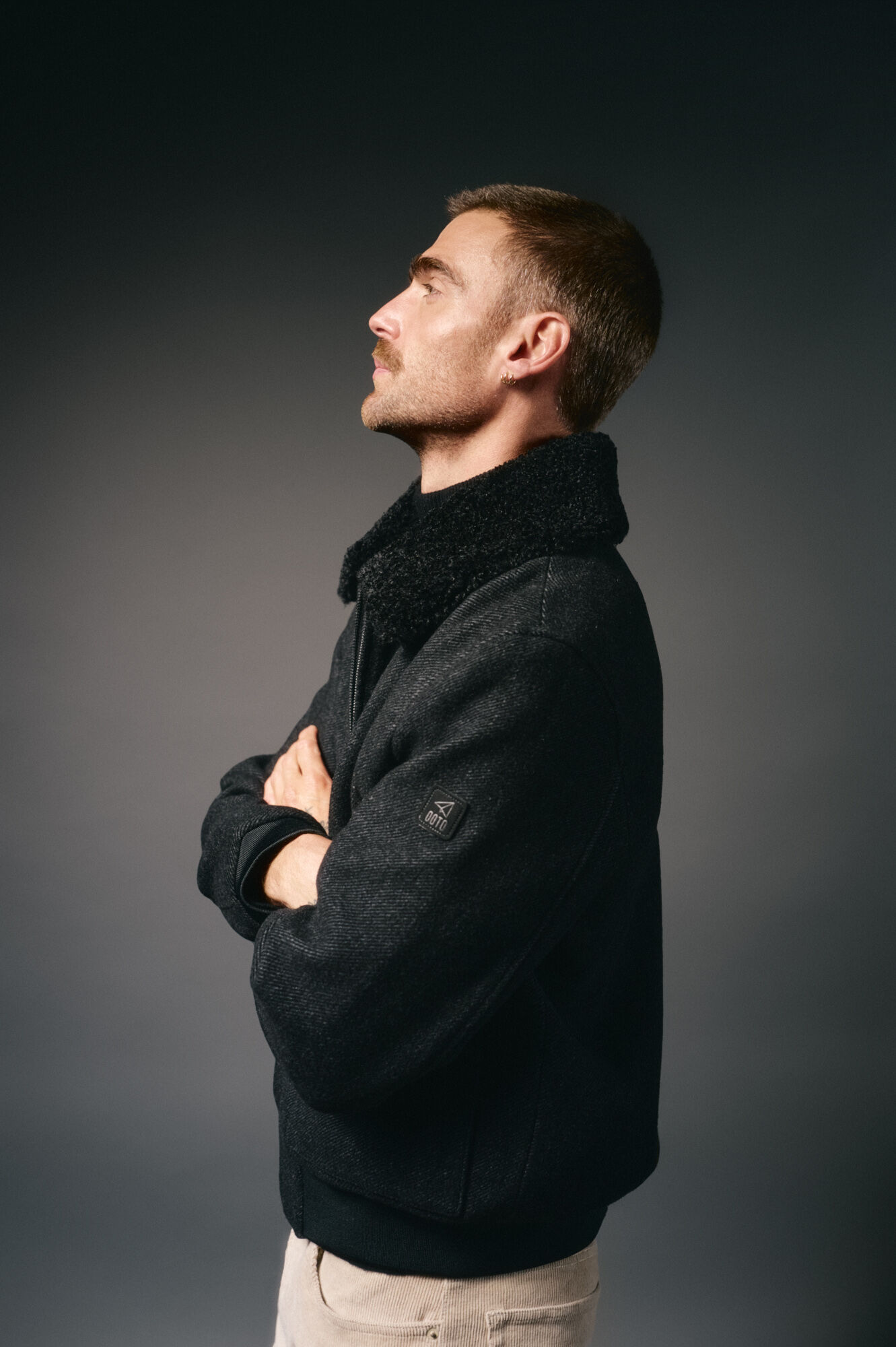 OOTO Casaco de l&atilde; borrego Cinzento