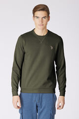 Us Polo Moletom com gola redonda Sweatshirt Verde