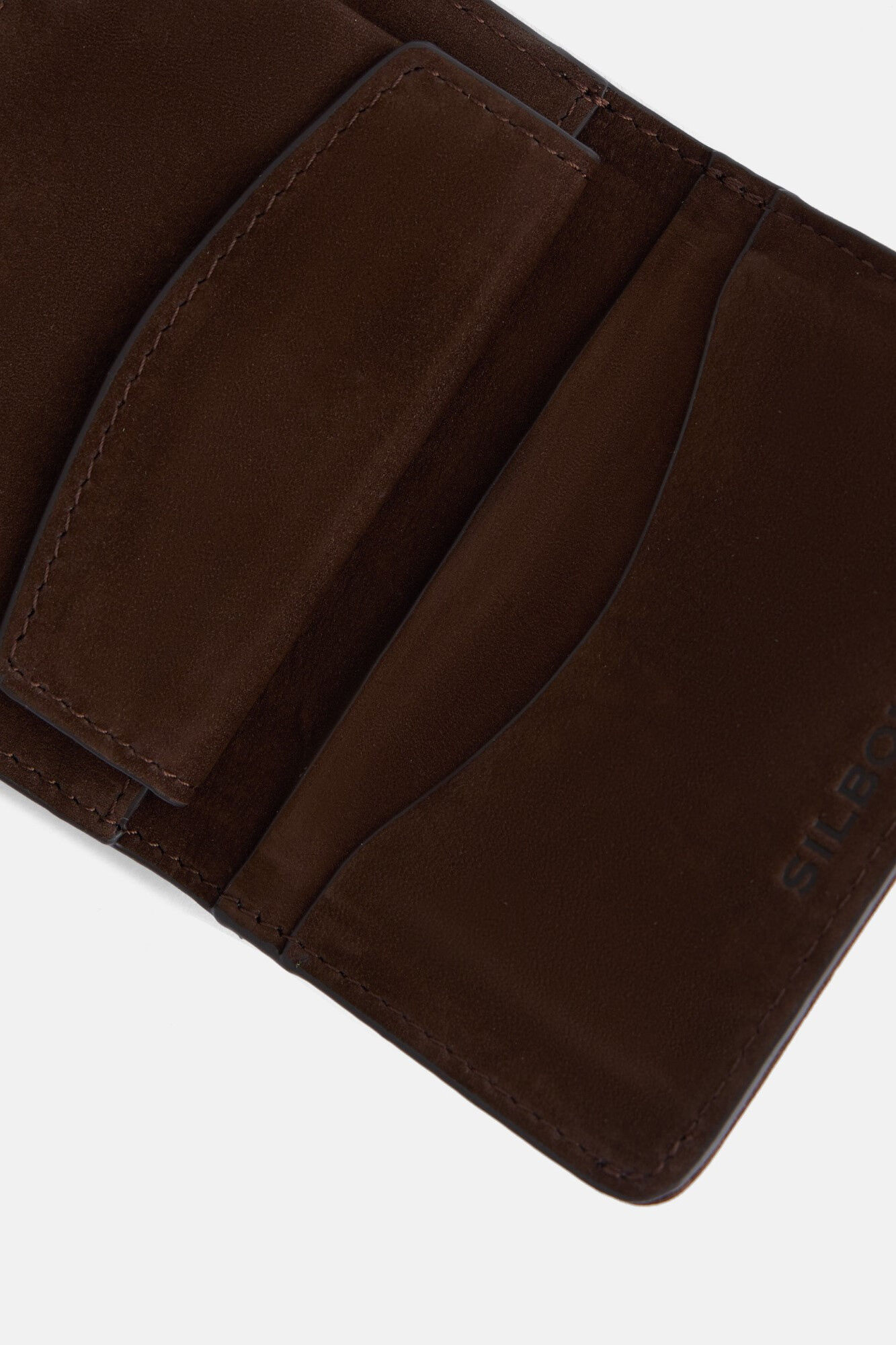 Silbon Cartera piel multiraquetas Marr&oacute;n