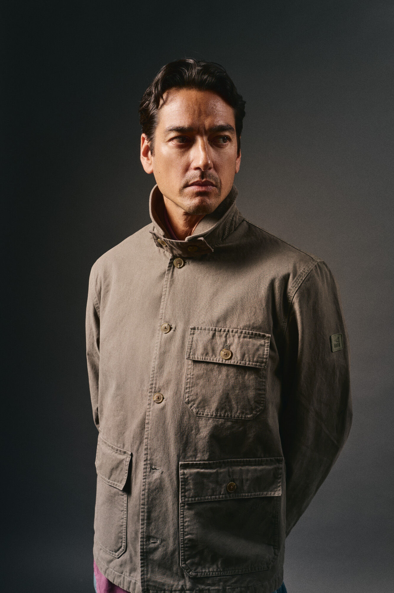 OOTO Cazadora worker cuello pana Kaki