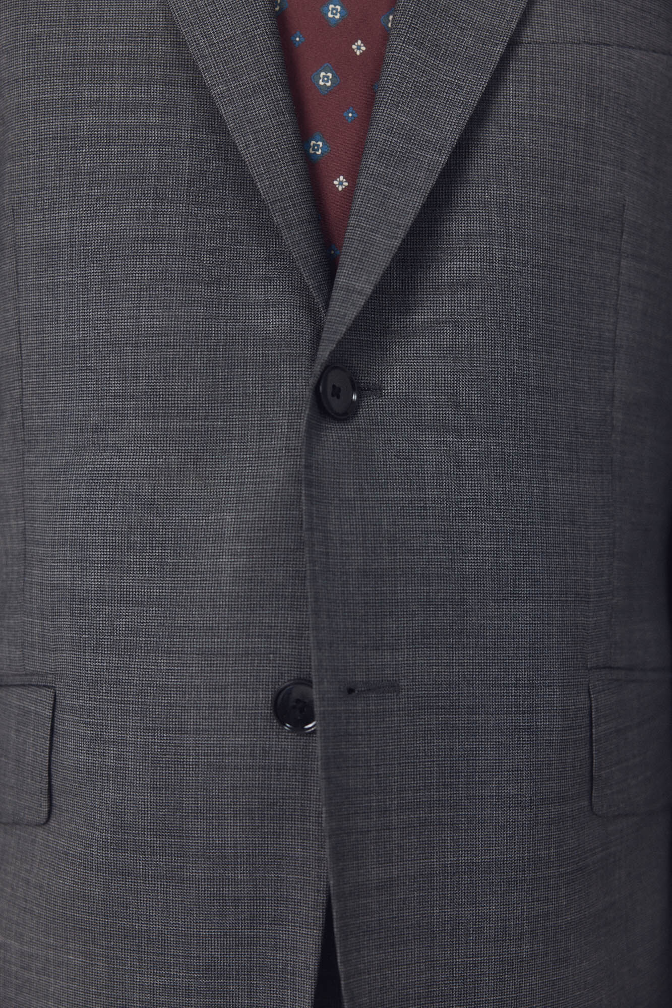 Cortefiel Blazer dynamic gray structure Dark grey