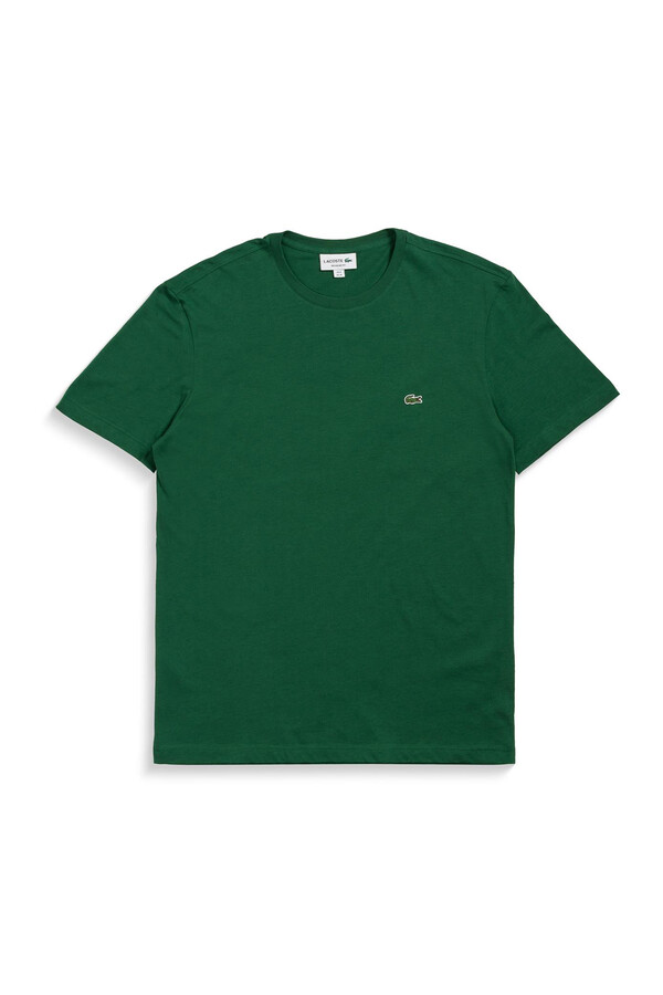 Cortefiel Lacoste Men’s Crew Neck Cotton T-shirt Green