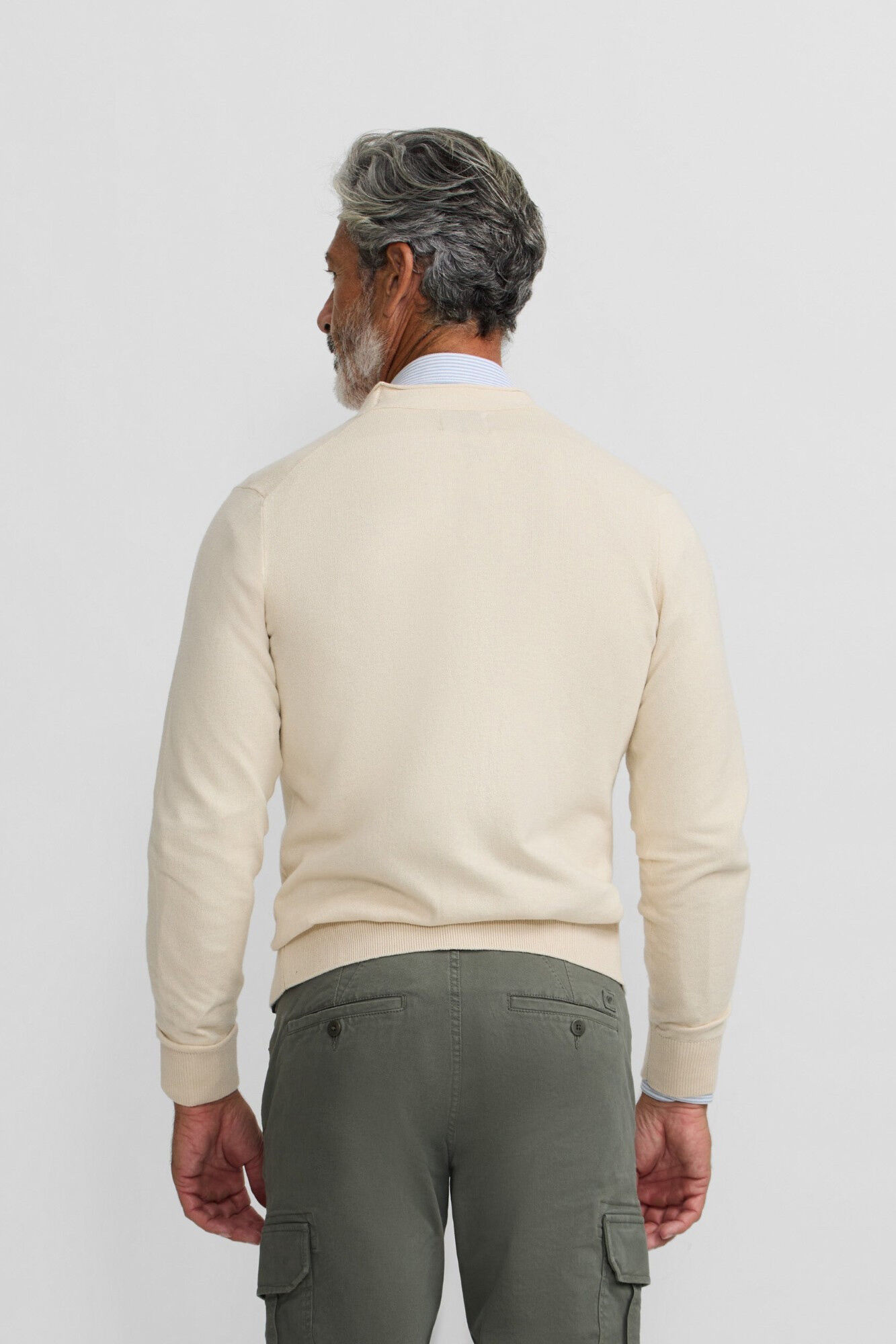 Silbon Casaco de malha cl&aacute;ssico Tostado