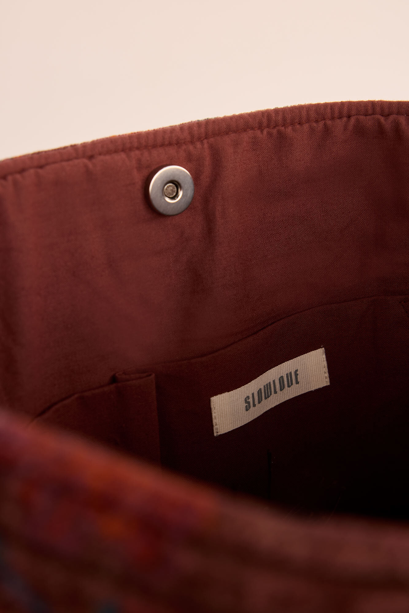 Slowlove Bolsa acolchoada de veludo Multicolorido