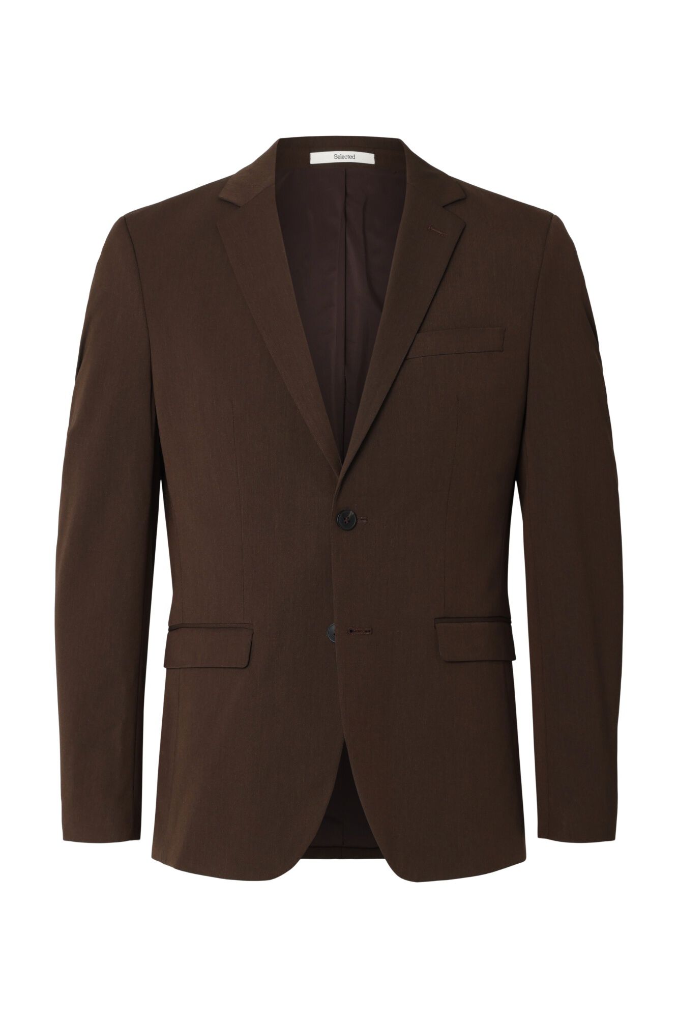 Selected Blazer Slim Fit Castanho