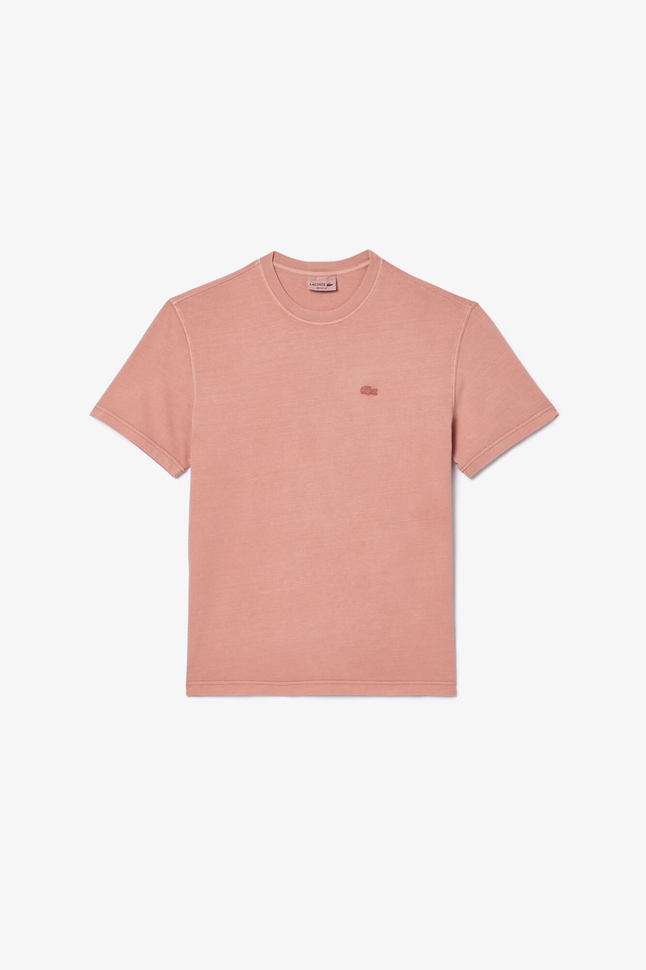 Lacoste T-shirt unissexo em algod&atilde;o tingida naturalmente Subiu