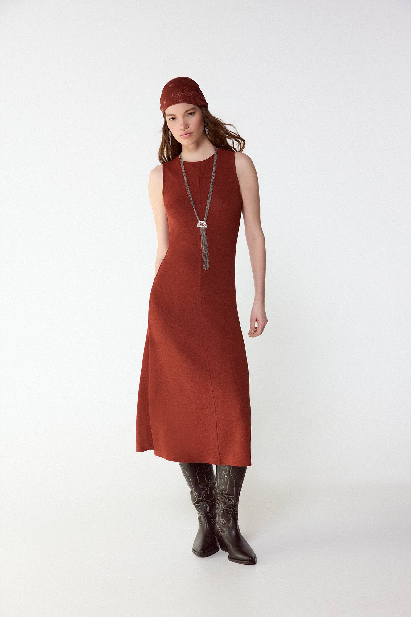 Slowlove Vestido b&aacute;sico estructura