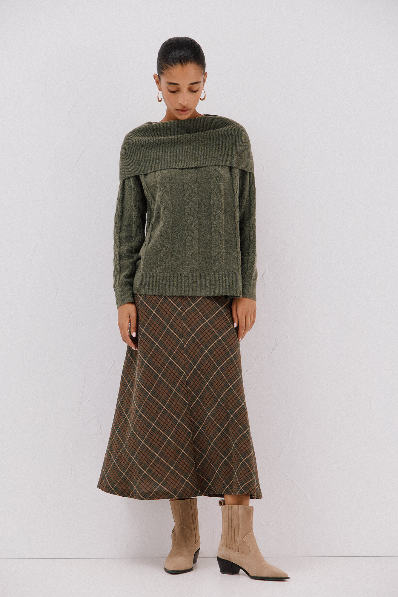 Cortefiel Botins el&aacute;stica em croute