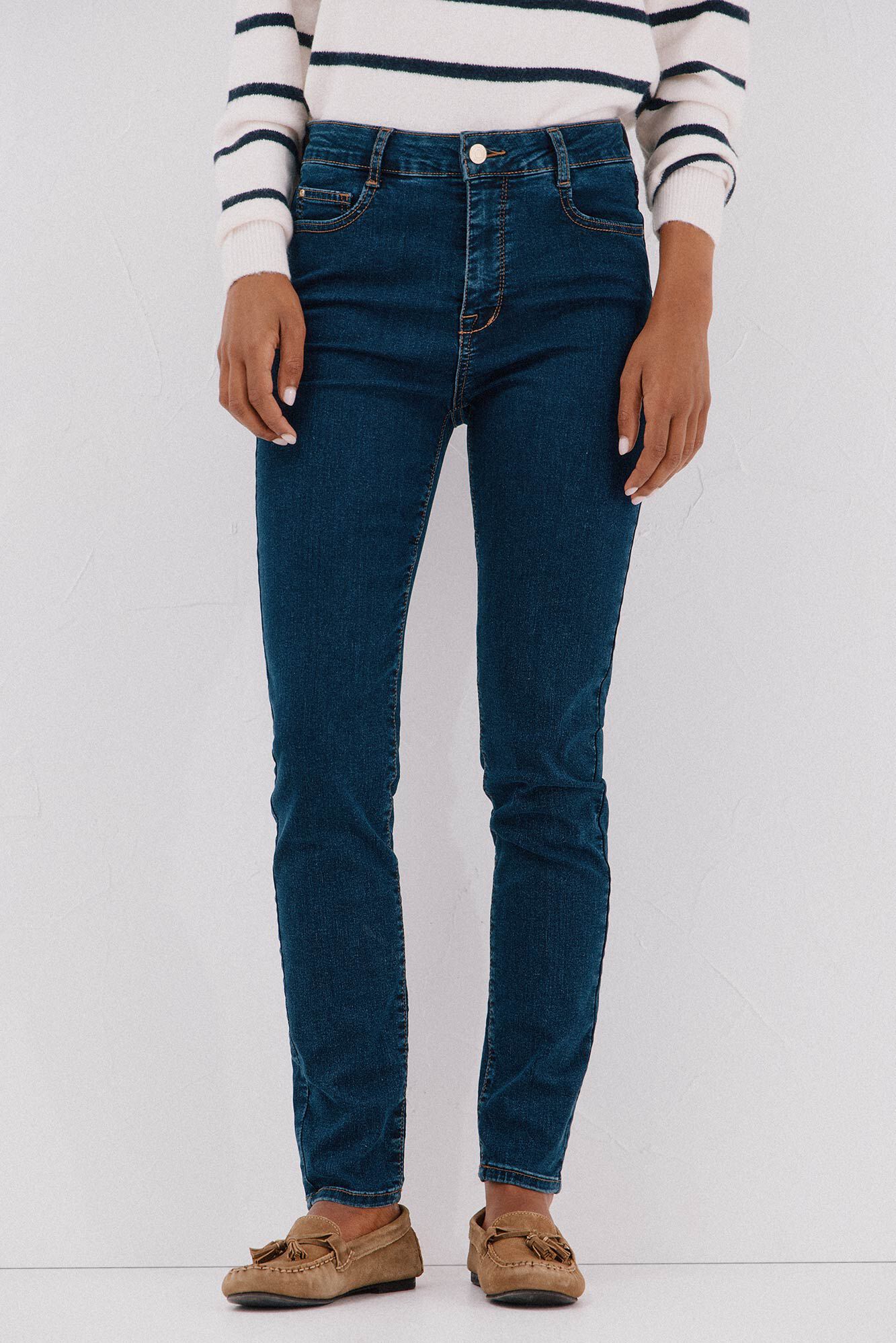 Cortefiel Sensational Jeans Blue