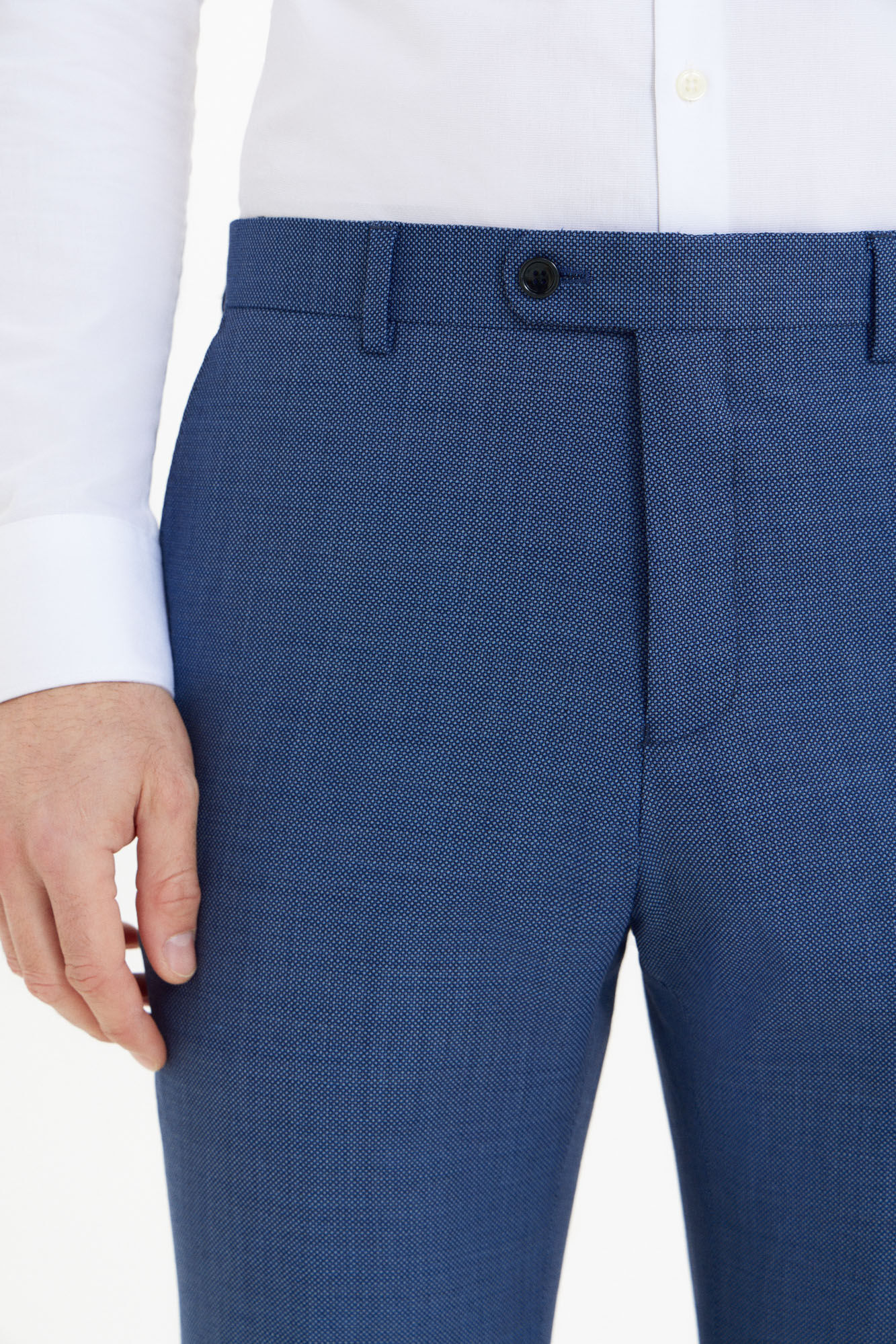 Cortefiel Cal&ccedil;as olho perdiz coolmax&reg; Azul