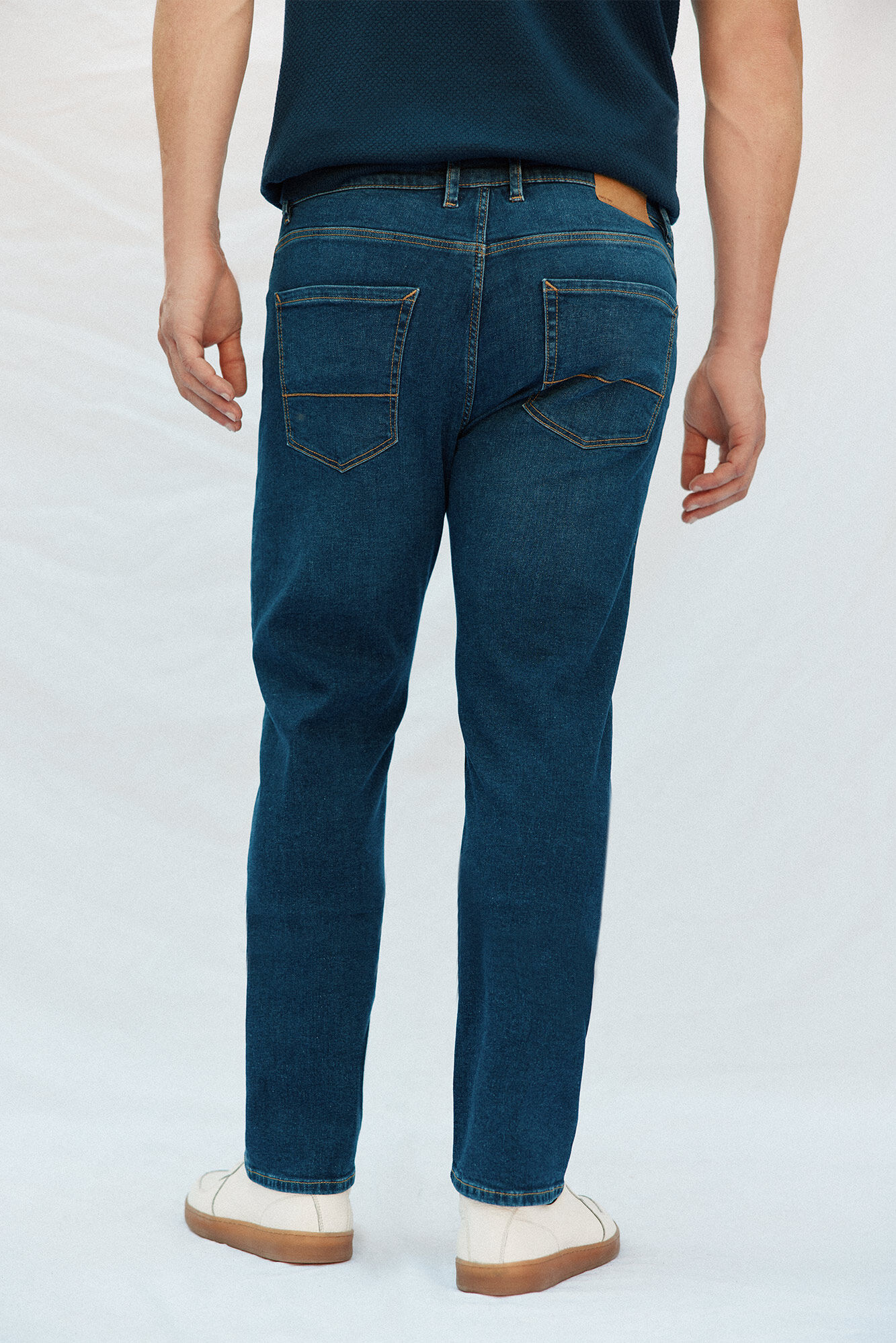 Cortefiel Slim fit jeans Blue