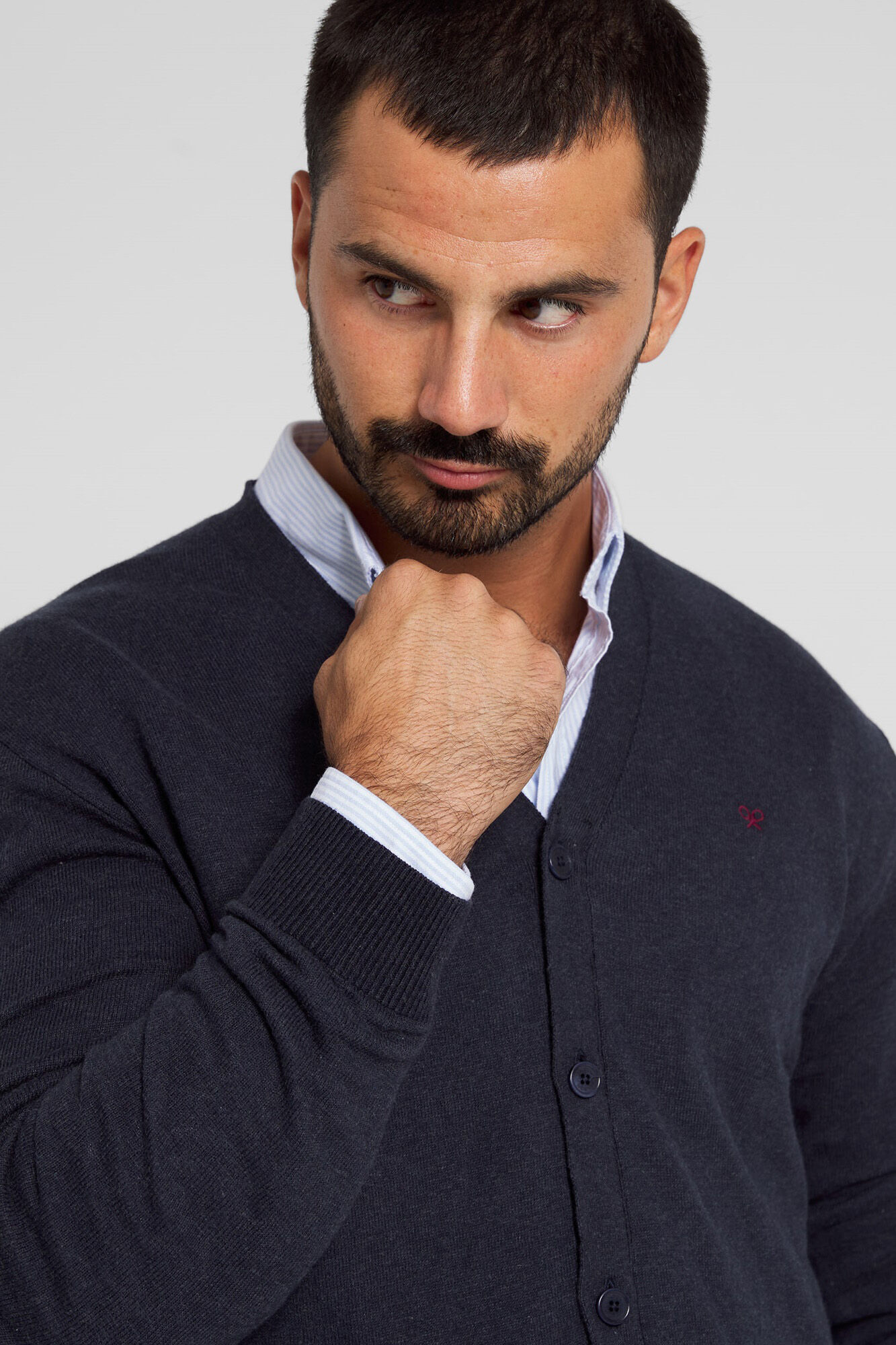 Silbon Cardigan classic azul marino Azul marino