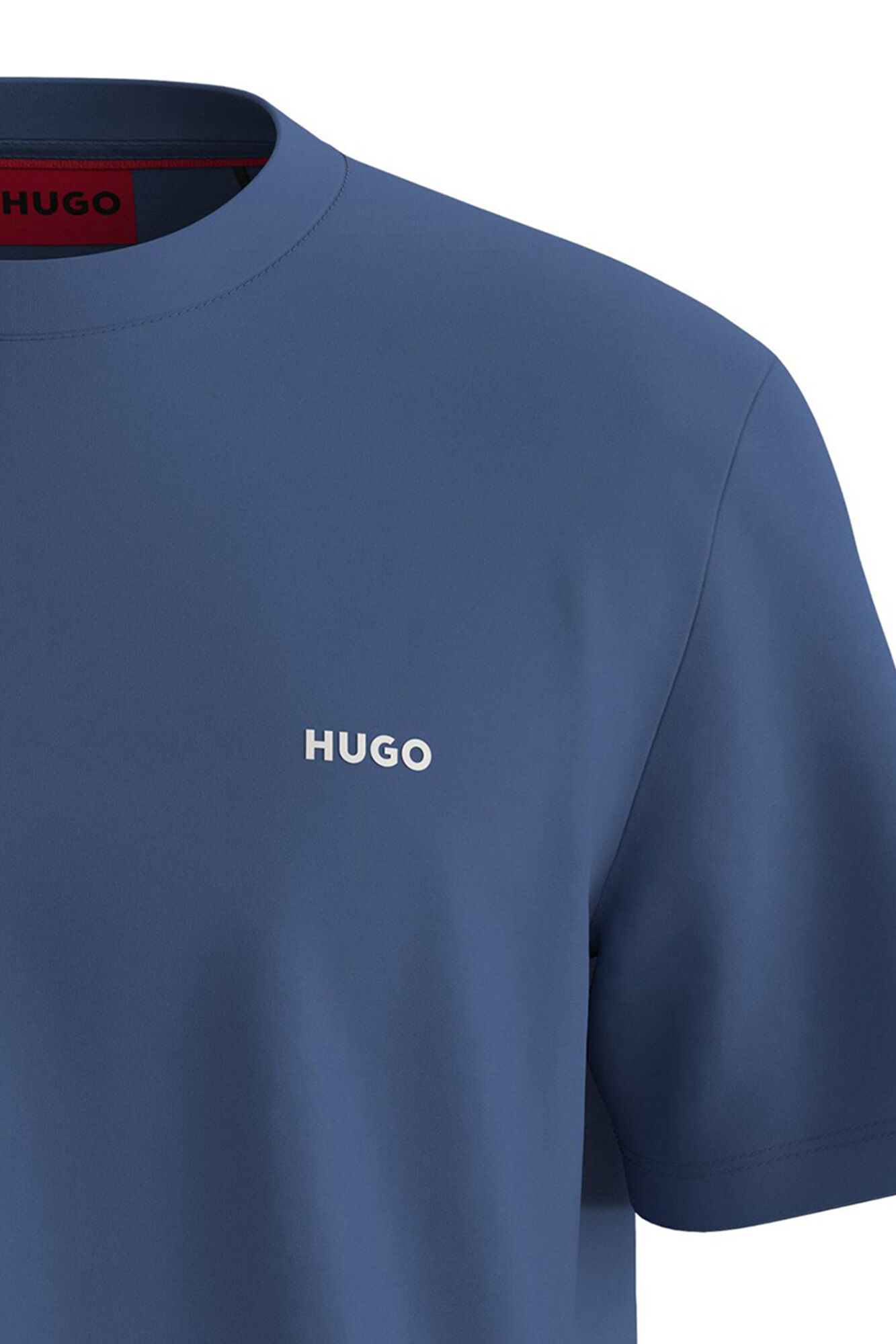 HUGO T-shirt de manga curta Azul