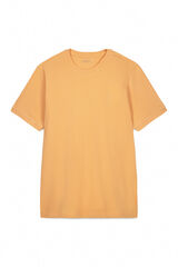 Cortefiel Basic piqué t-shirt Orange