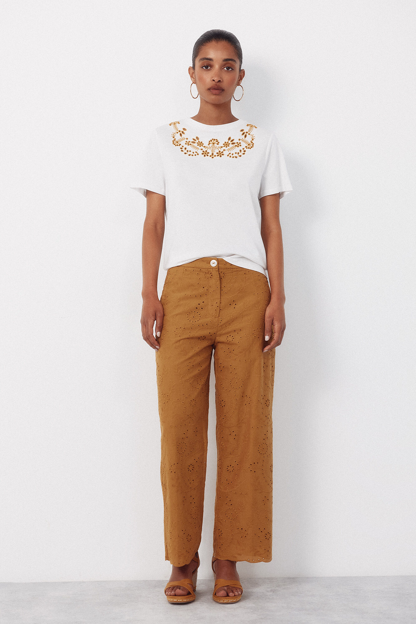Cortefiel Sangalo trousers Gold