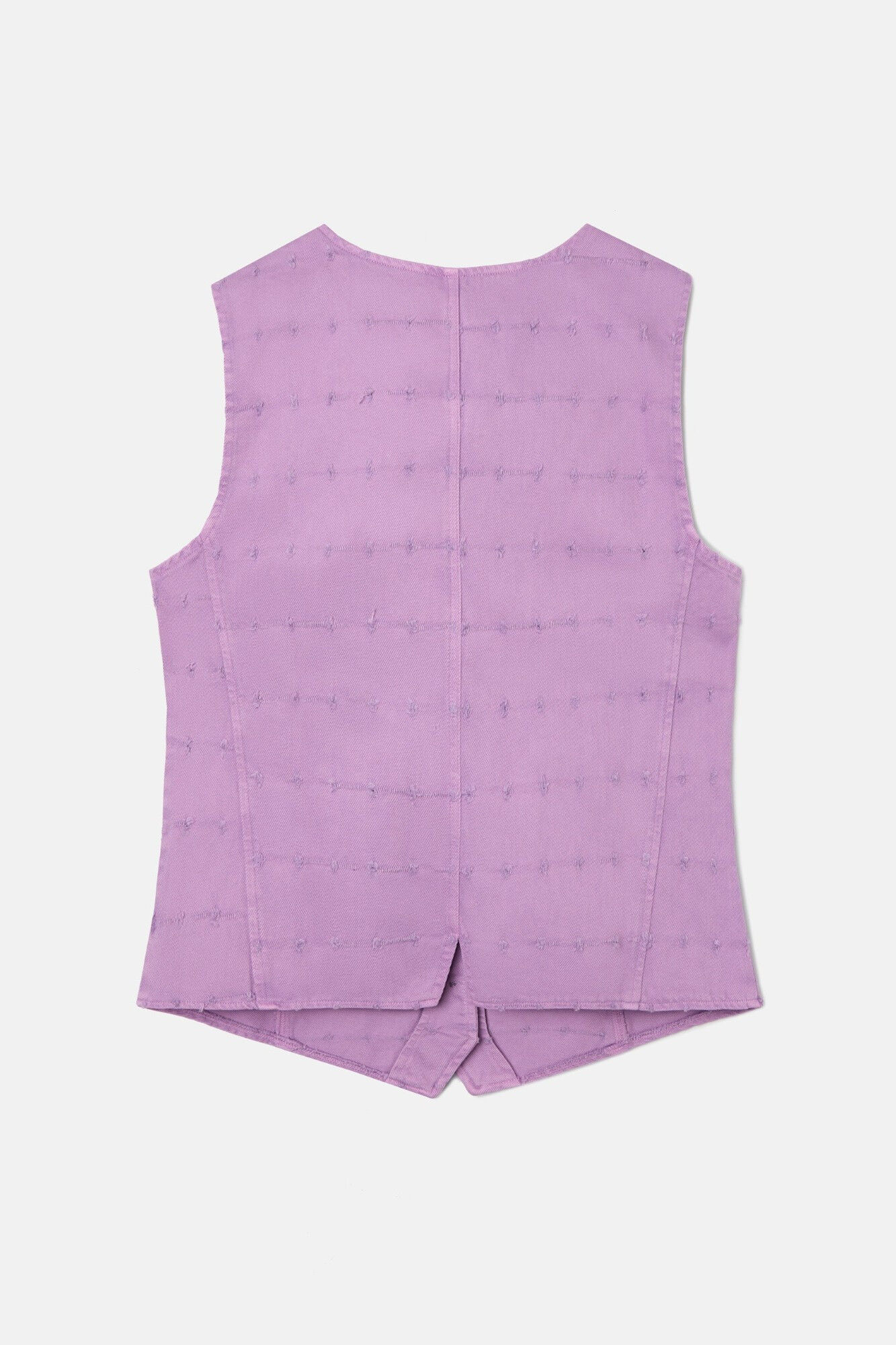 Silbon Colete denim Colete Roxo