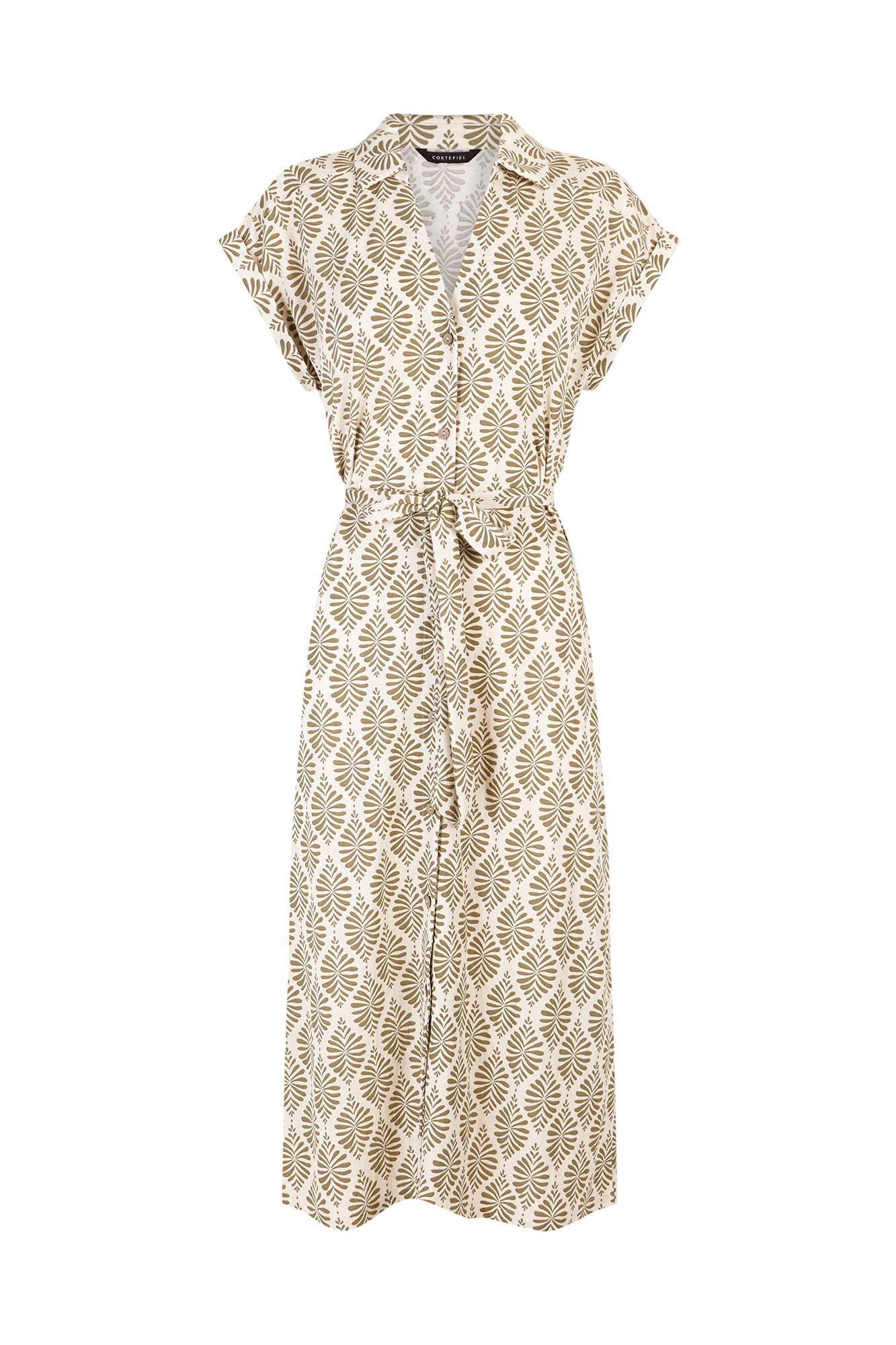 Cortefiel Shirt dress Printed white