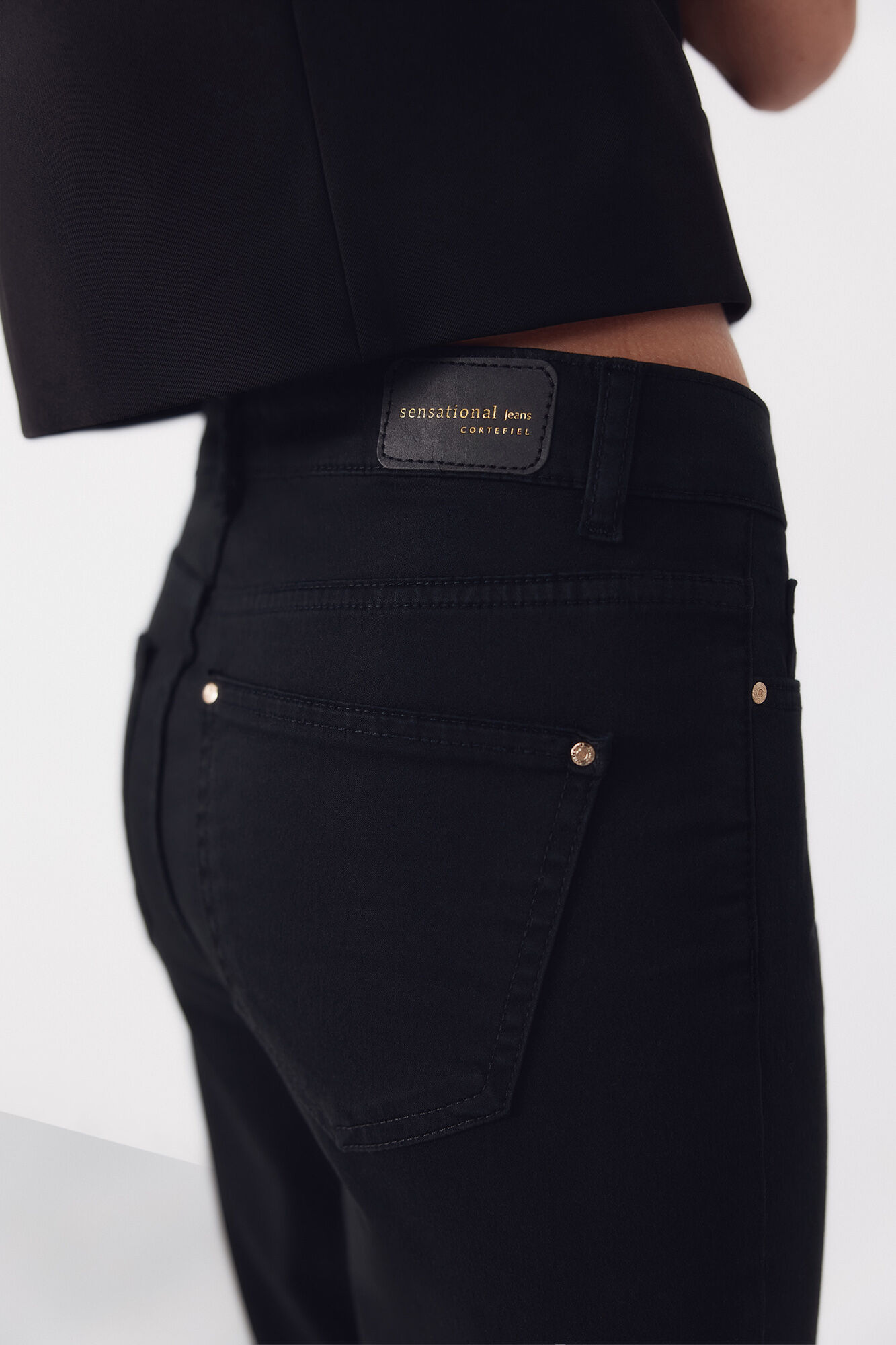 Cortefiel Jeans sensational color Black