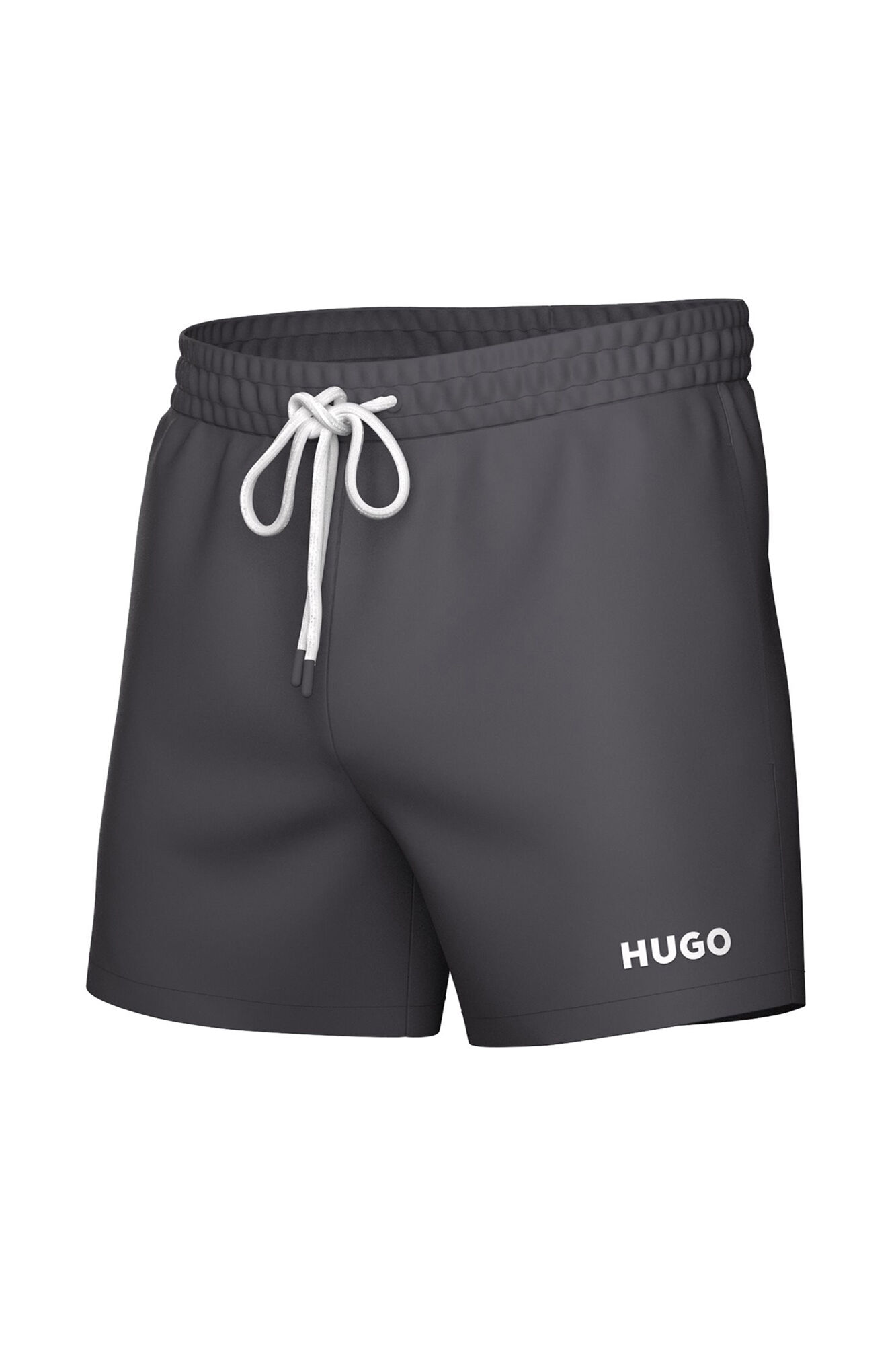 HUGO Fato de banho com logo Cinzento