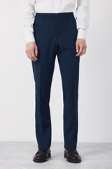 Cortefiel Cal&ccedil;as xadrez azul vibrante Azul