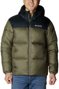 Cortefiel Columbia Puffect quilted jacket with hood™  Kaki