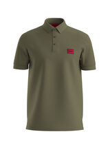HUGO Polo de manga curta Verde