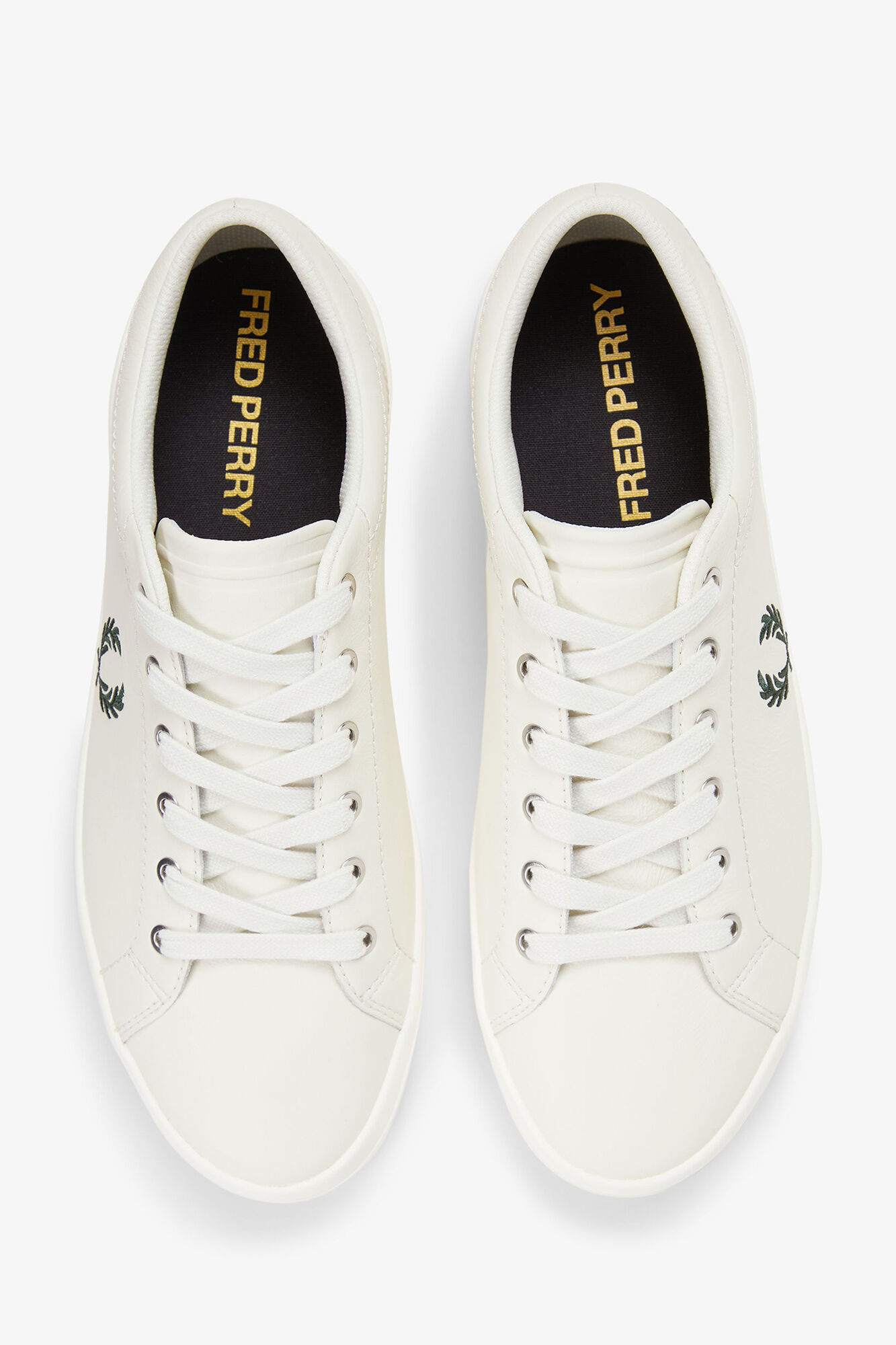 Fred Perry Zapatilla baseline piel Blanco