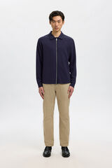 Selected Cal&ccedil;as chino para homem slim fit Tostado