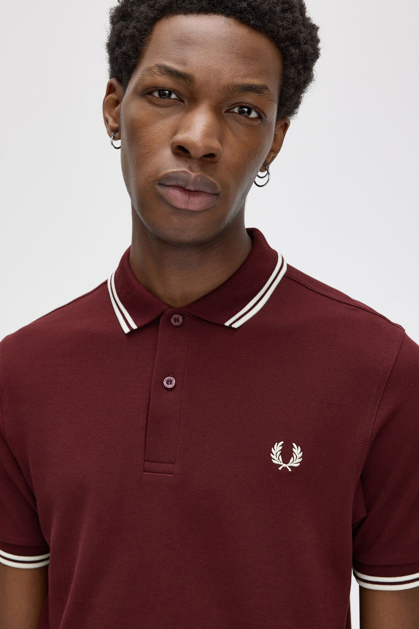 Fred Perry Camisa p&oacute;lo b&aacute;sica de manga curta Fred Perry