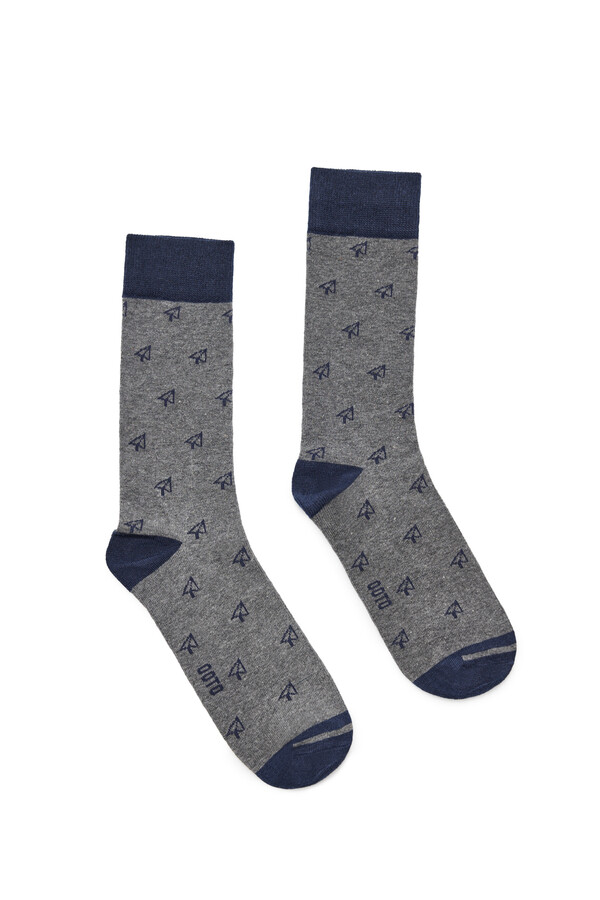Cortefiel Pack 2 calcetines algodón Azul marino