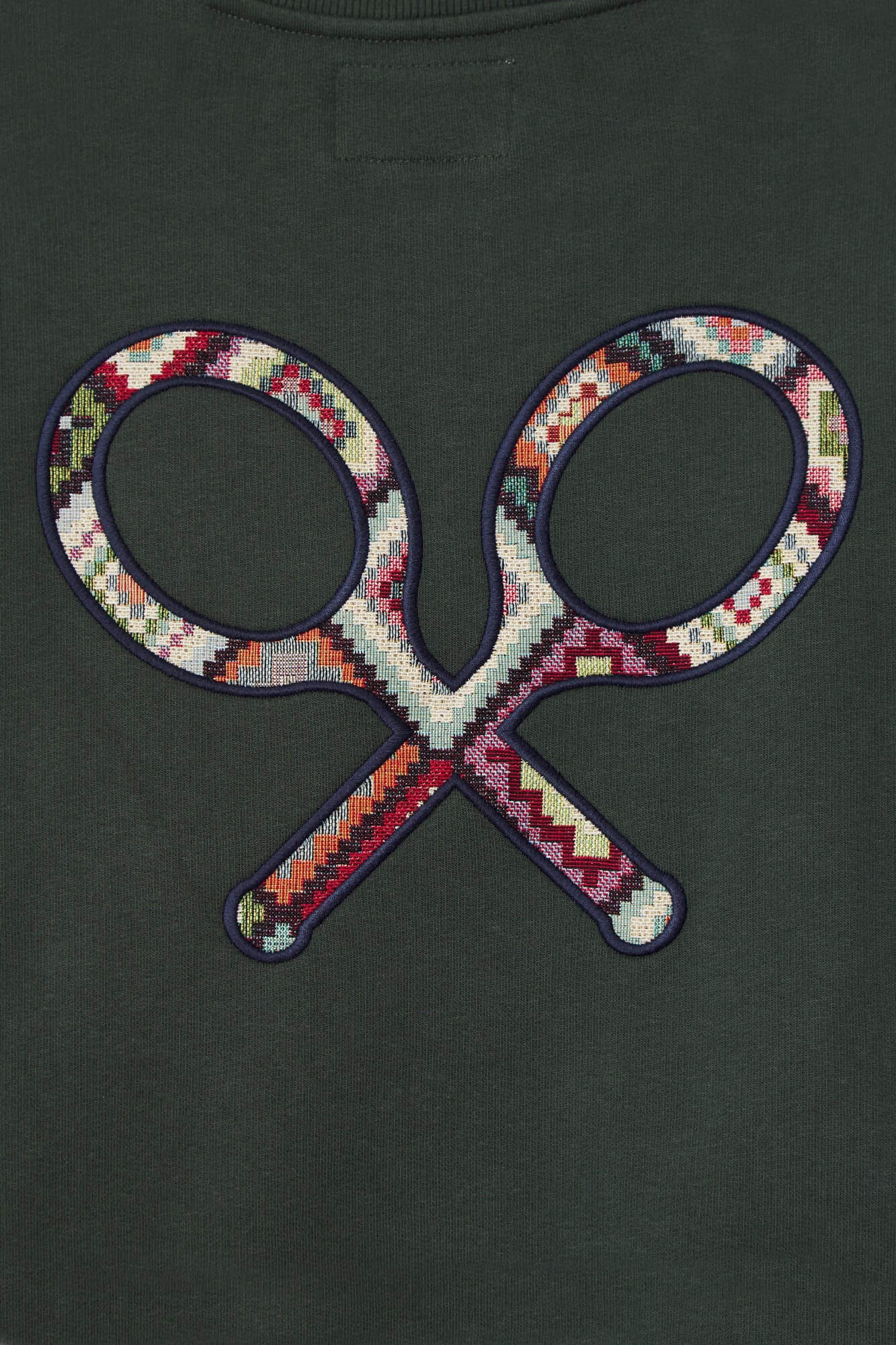 Silbon Sweatshirt raquete &eacute;tnica verde-escuro Verde