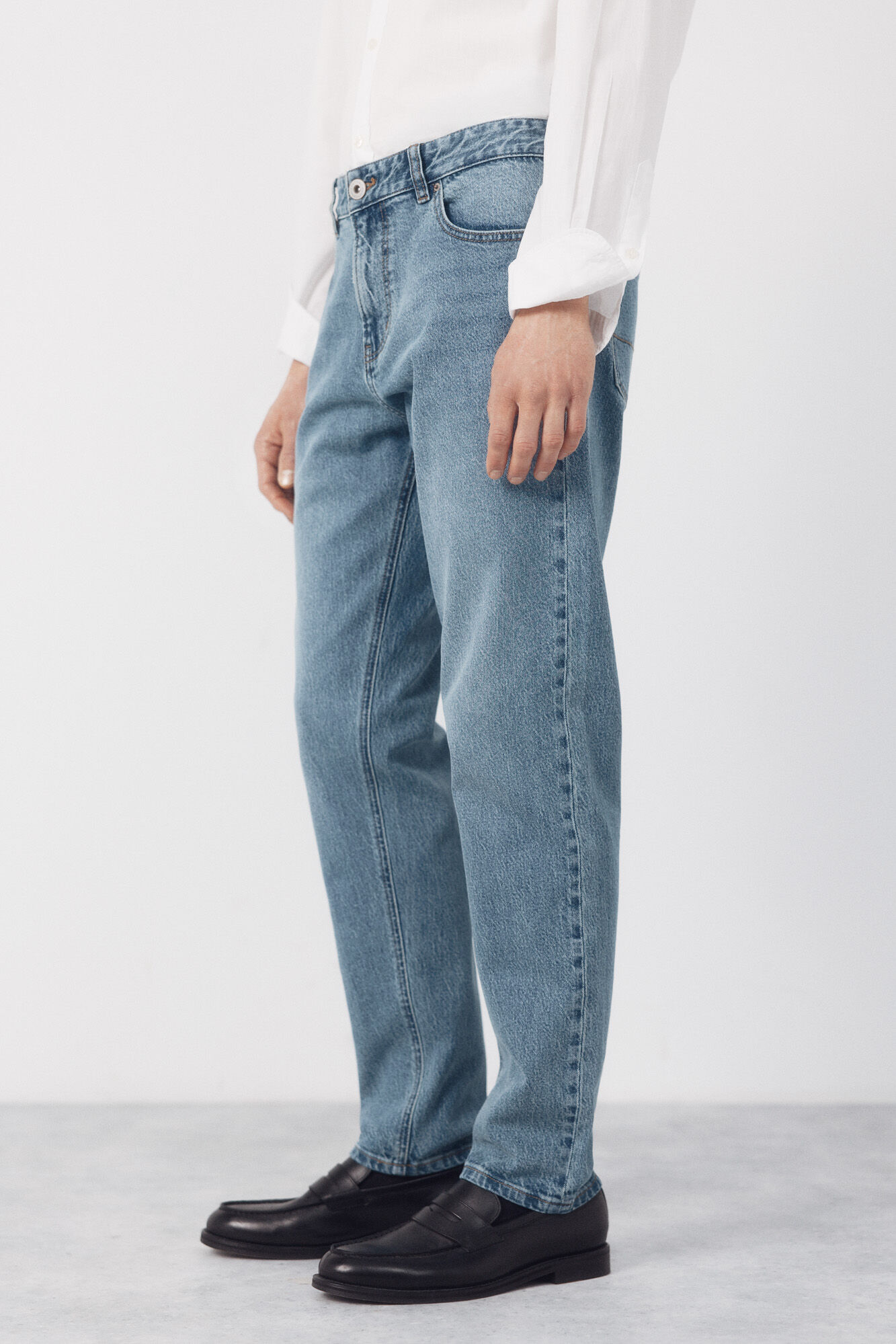 Cortefiel Slim fit jeans Blue