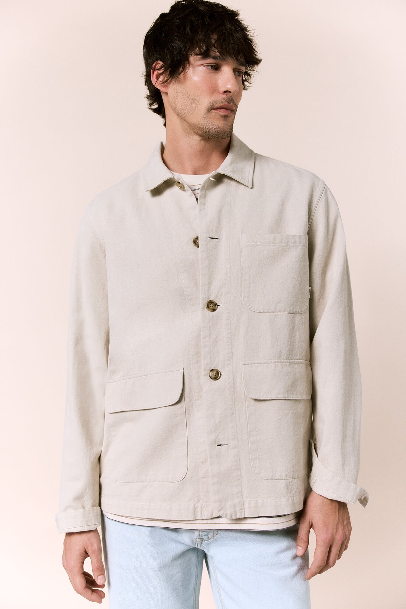 OOTO Sobrecamisa algod&oacute;n lino