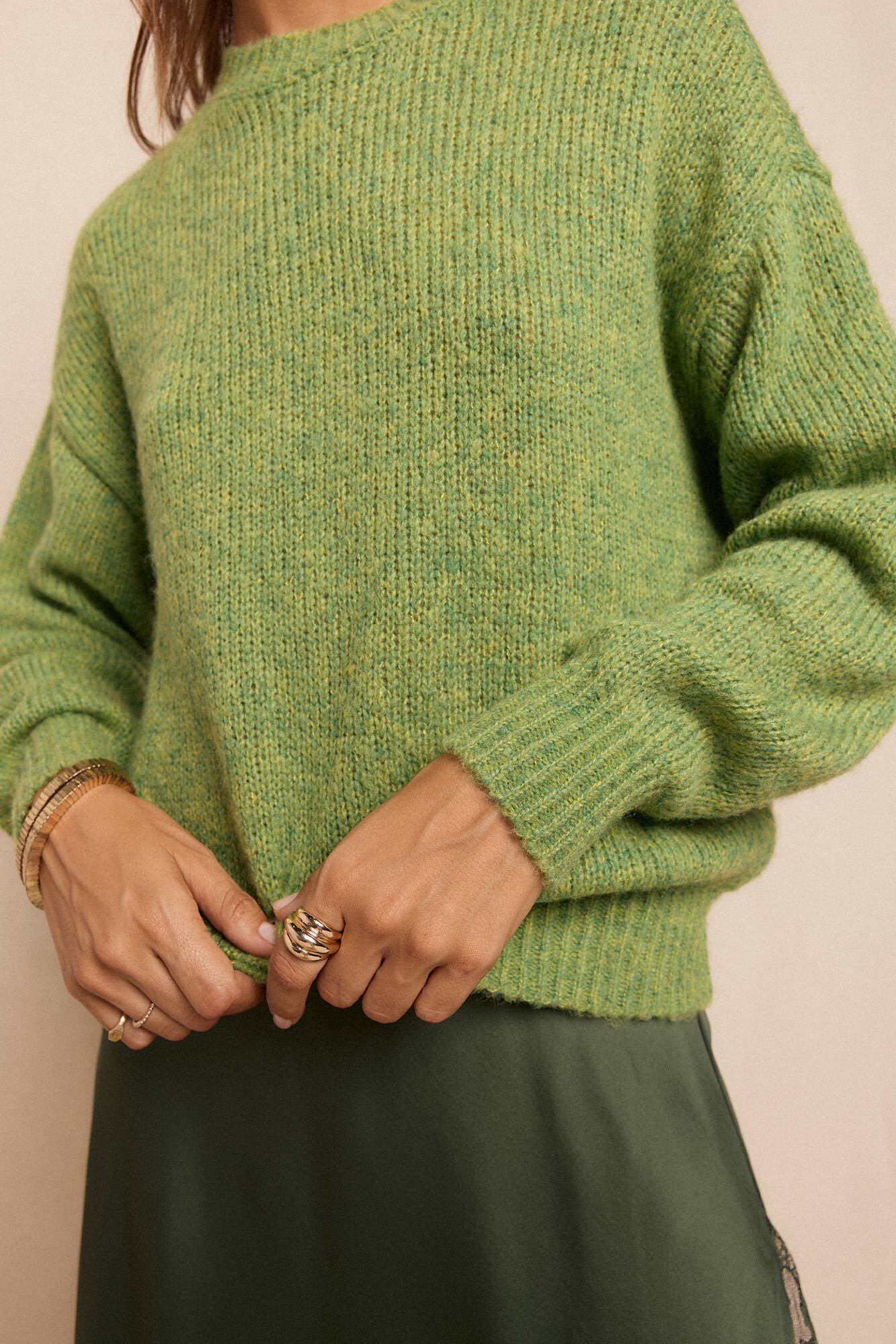 Slowlove Essential jumper Green