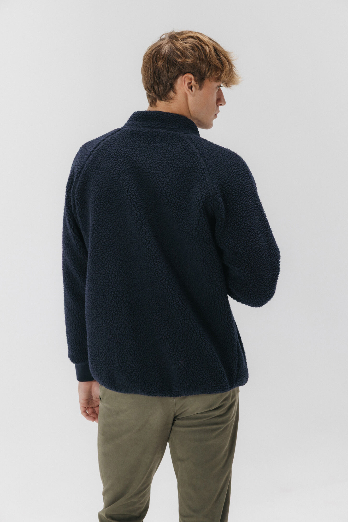 elPulpo Blus&atilde;o de forro polar Vancouver Azul