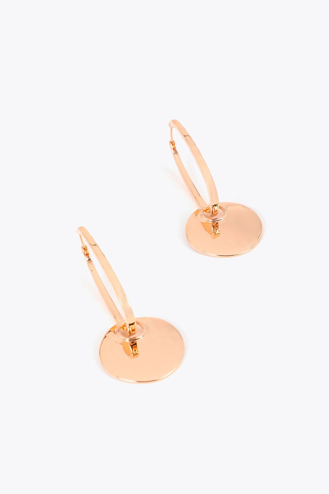 Lola Casademunt Detachable oval ring earrings Gold