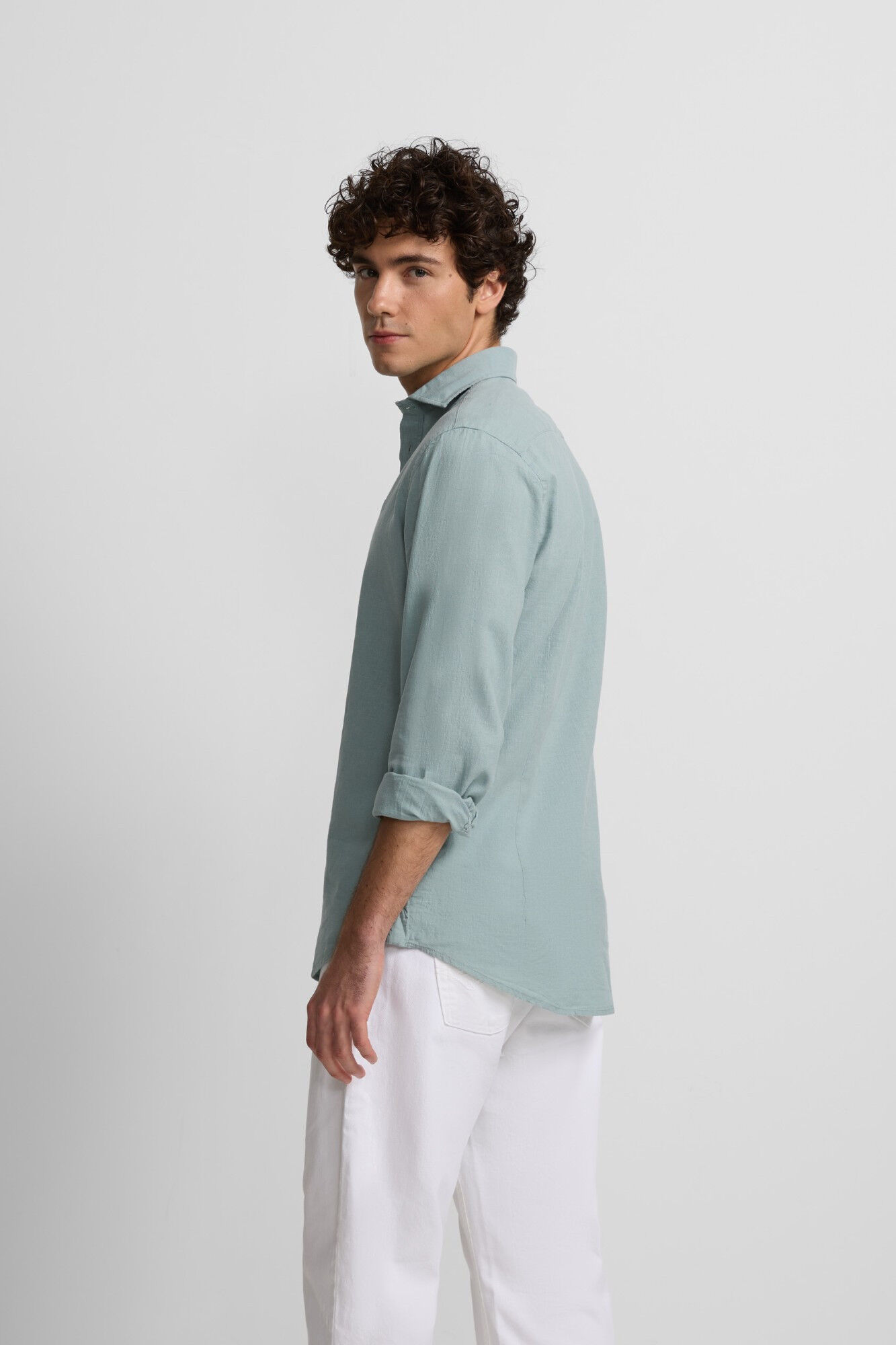 Silbon Camisa esportiva macia Verde