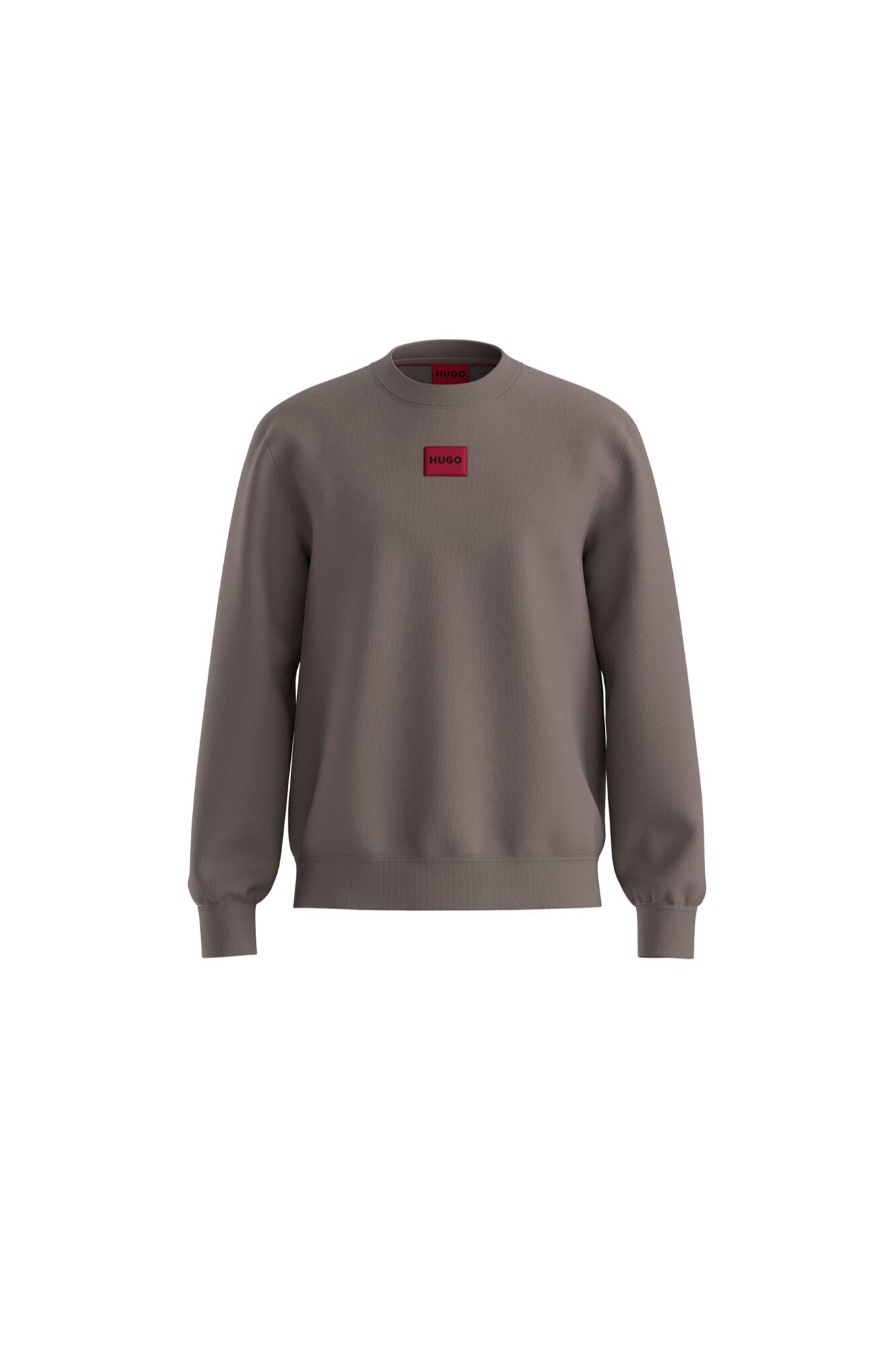HUGO Sweatshirt gola redonda Castanho