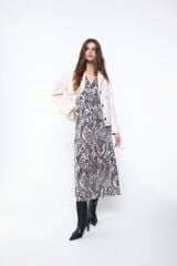 Slowlove Vestido fluido jacquard Estampado blanco