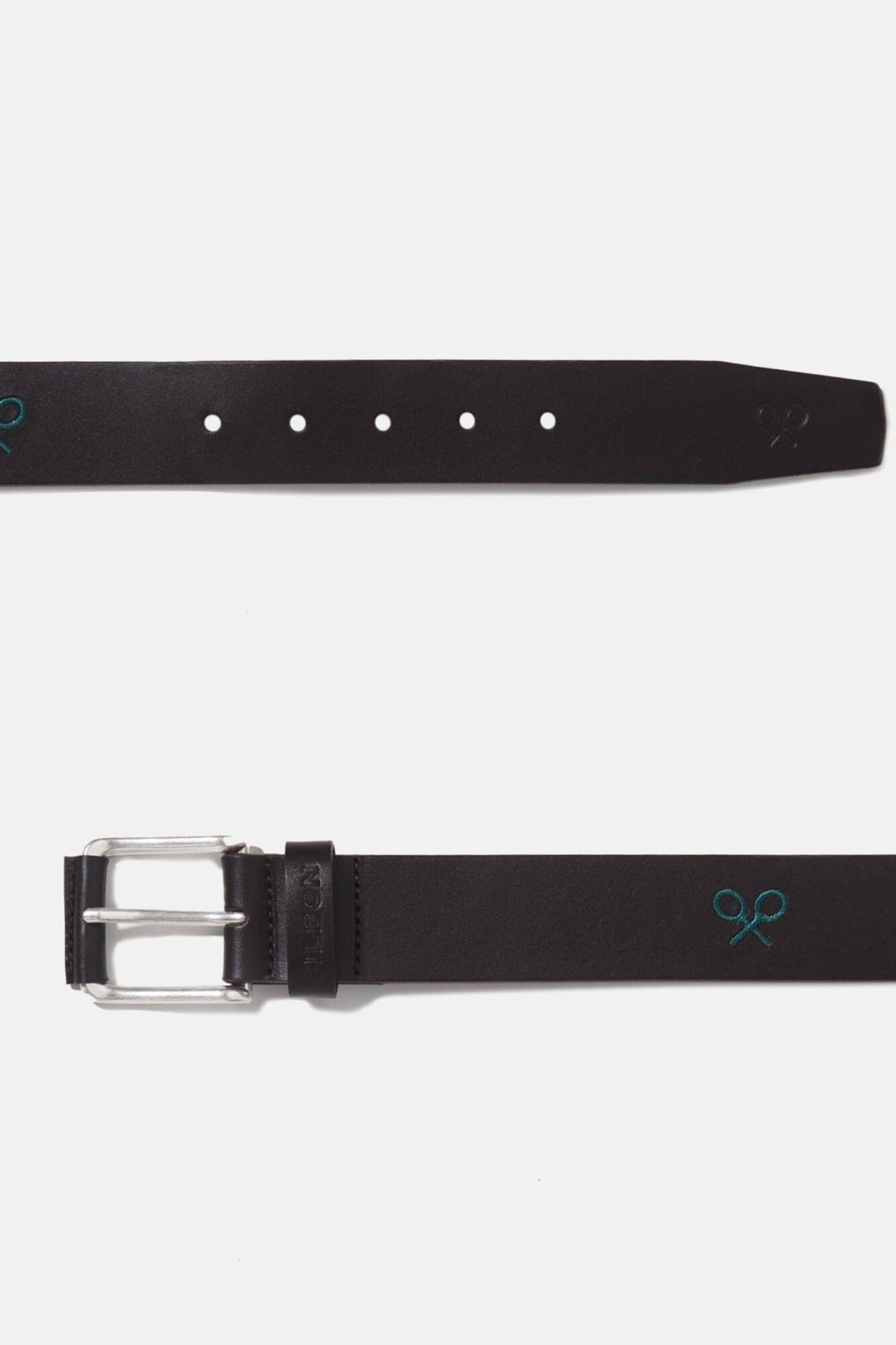 Silbon Cintur&oacute;n piel SB Marr&oacute;n oscuro