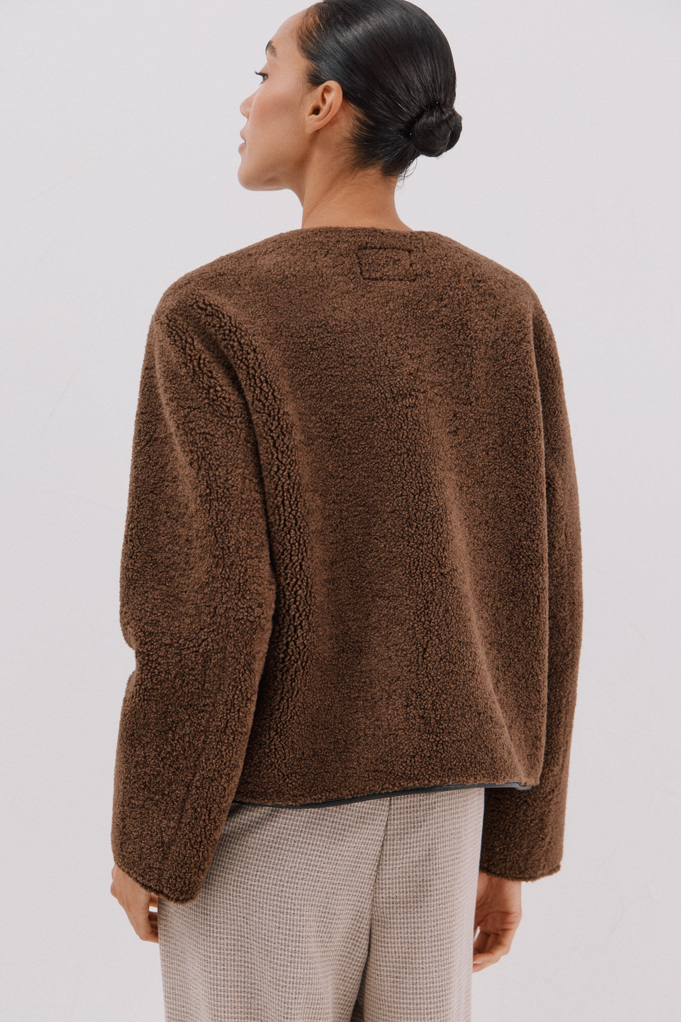 Cortefiel Double-sided effect jacket Dark brown