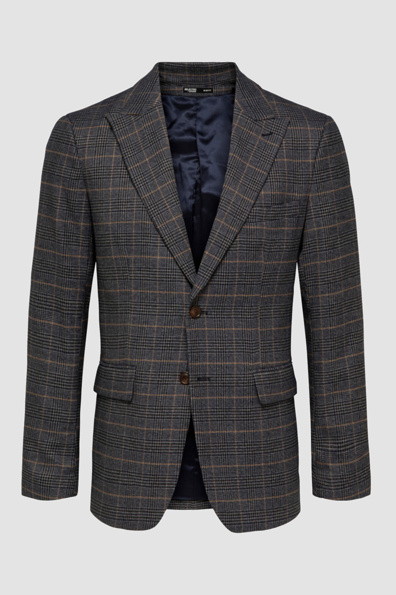 Selected Americana Slim cuadros Azul